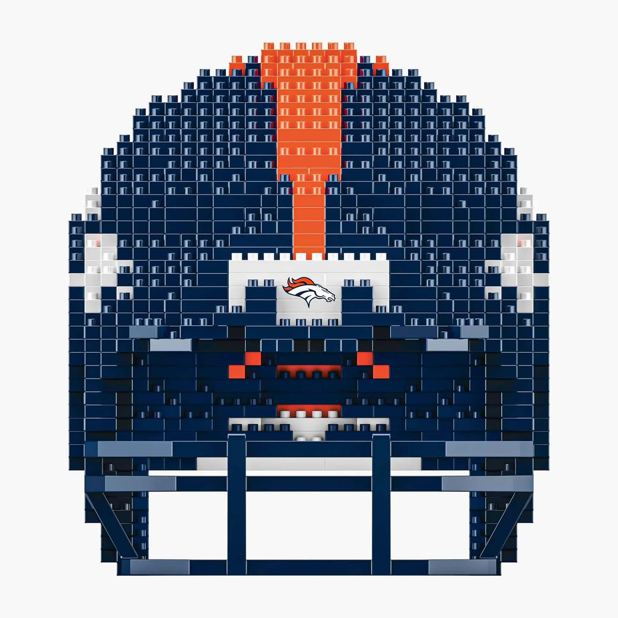 Denver Broncos NFL FOCO BRXLZ Helmet Building Block Set