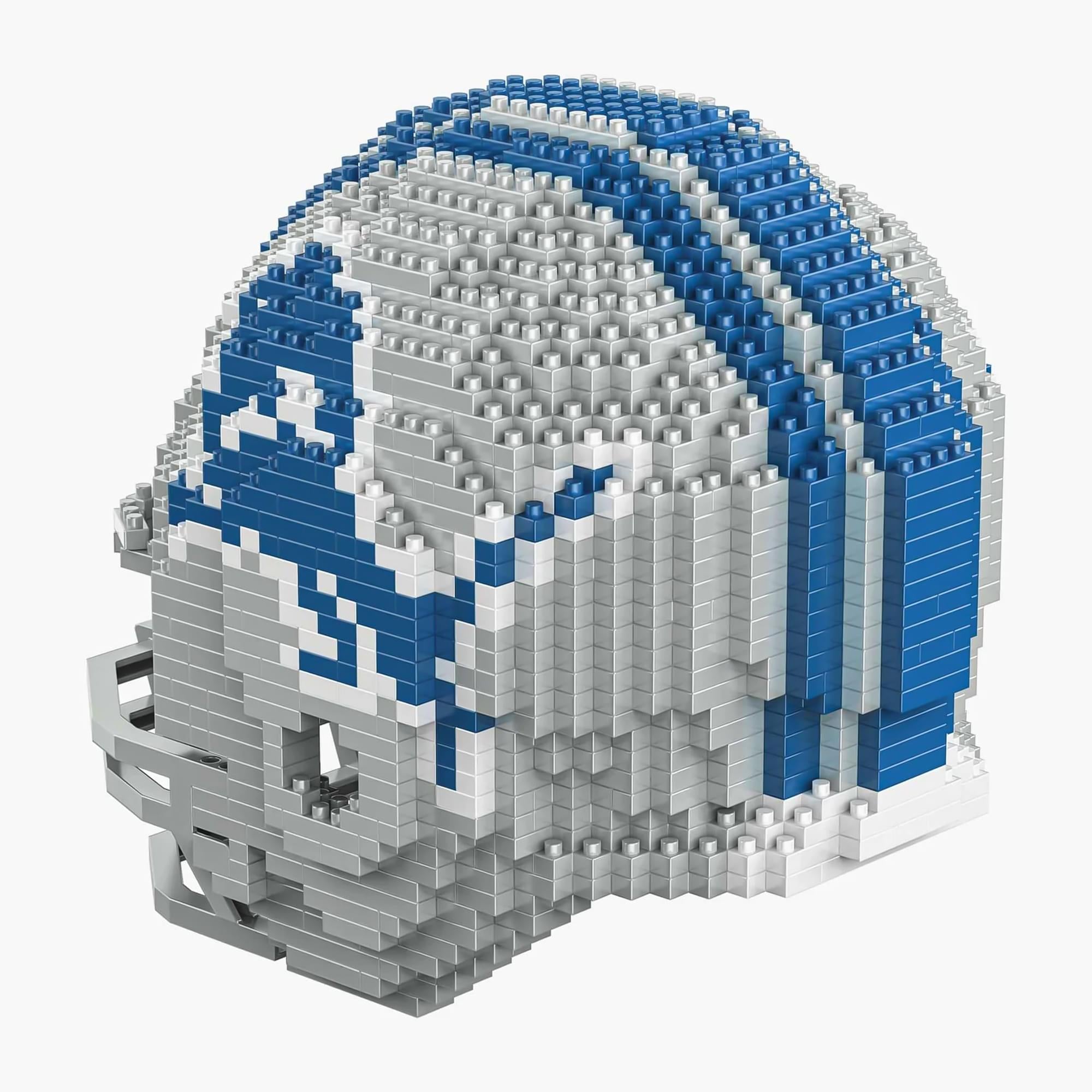 Detroit Lions NFL FOCO BRXLZ Helmet Building Block Set