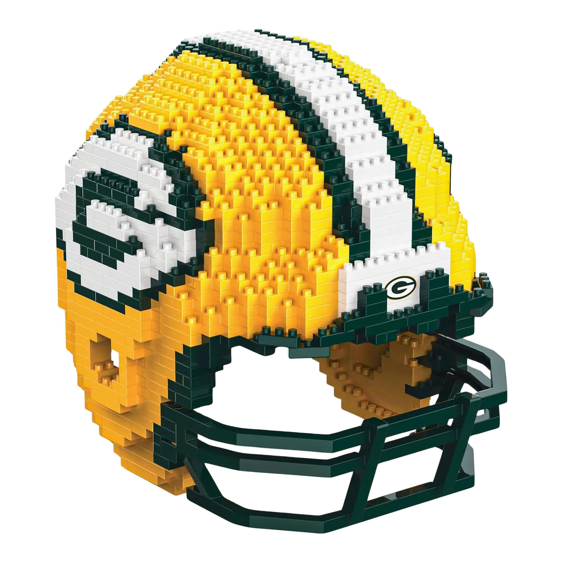 Green Bay Packers NFL FOCO BRXLZ Helmet Building Block Set