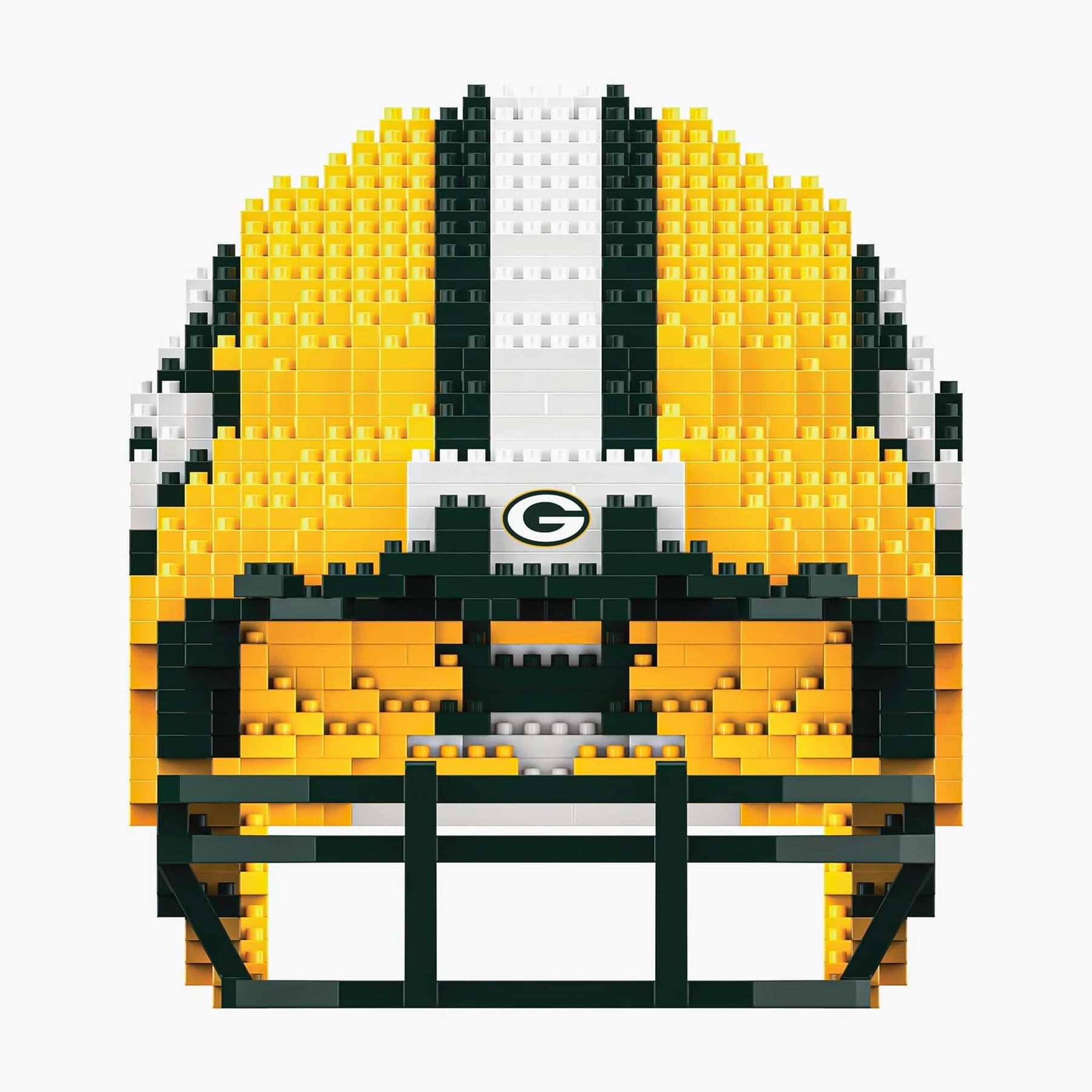 Green Bay Packers NFL FOCO BRXLZ Helmet Building Block Set