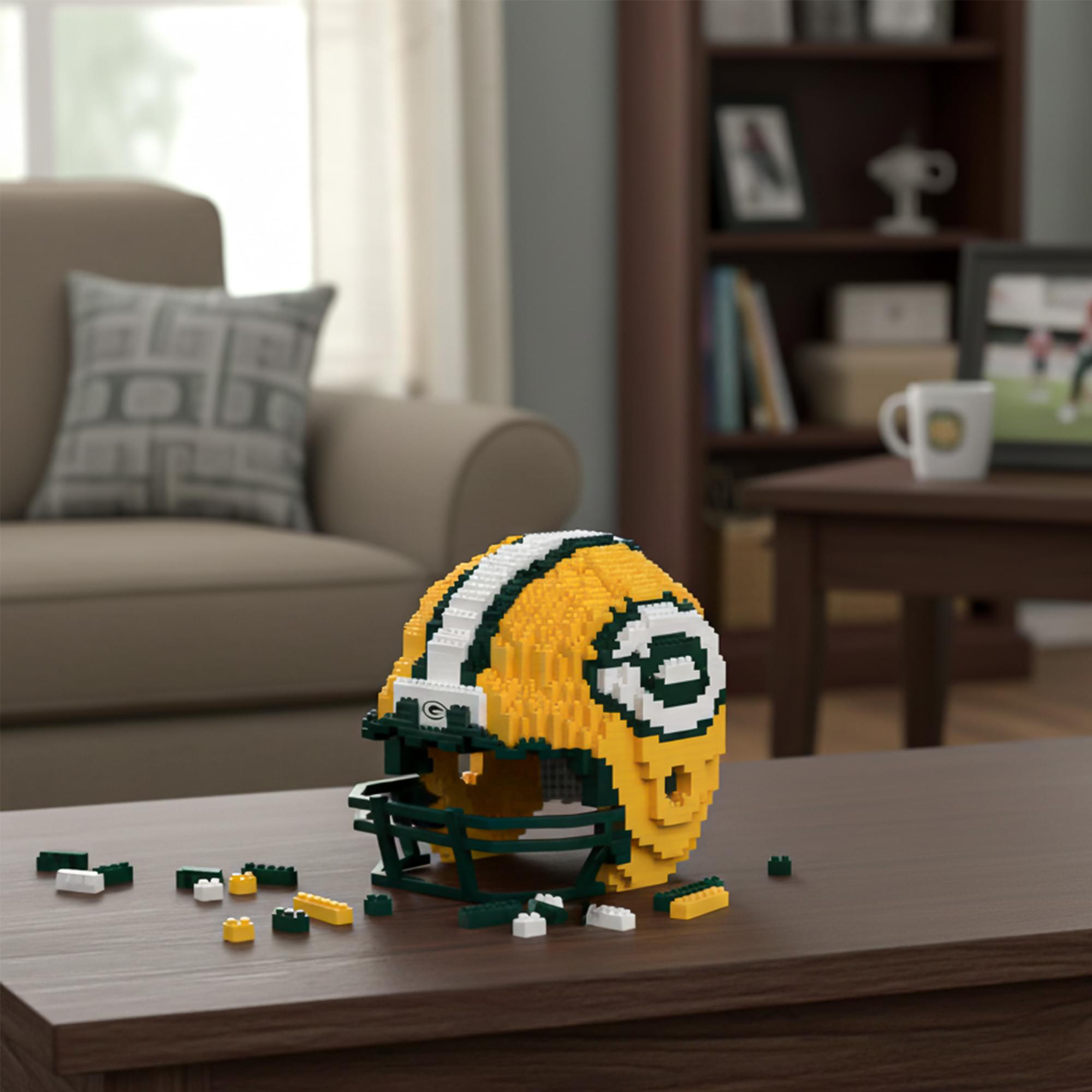 Green Bay Packers NFL FOCO BRXLZ Helmet Building Block Set