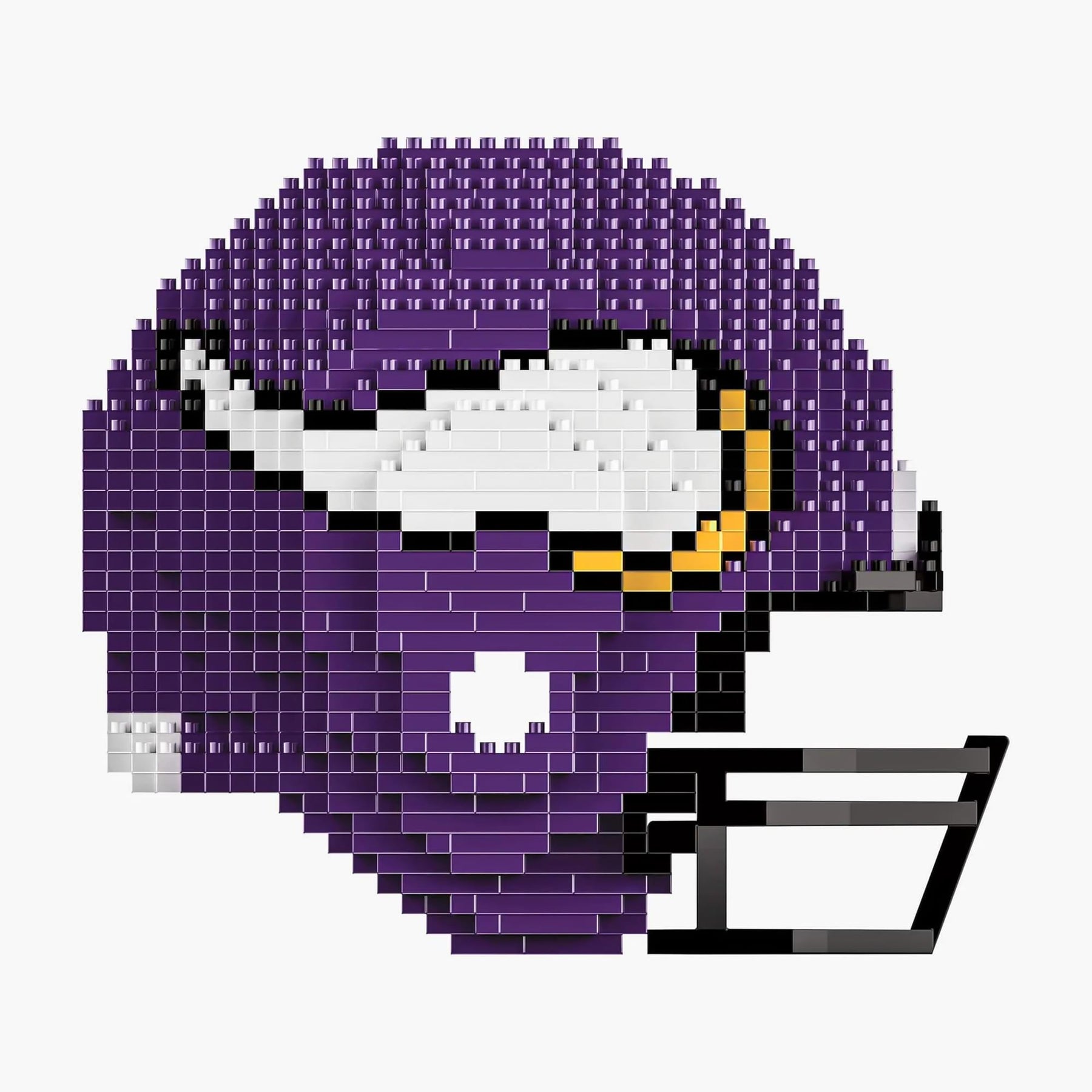 Minnesota Vikings NFL FOCO BRXLZ Helmet Building Block Set