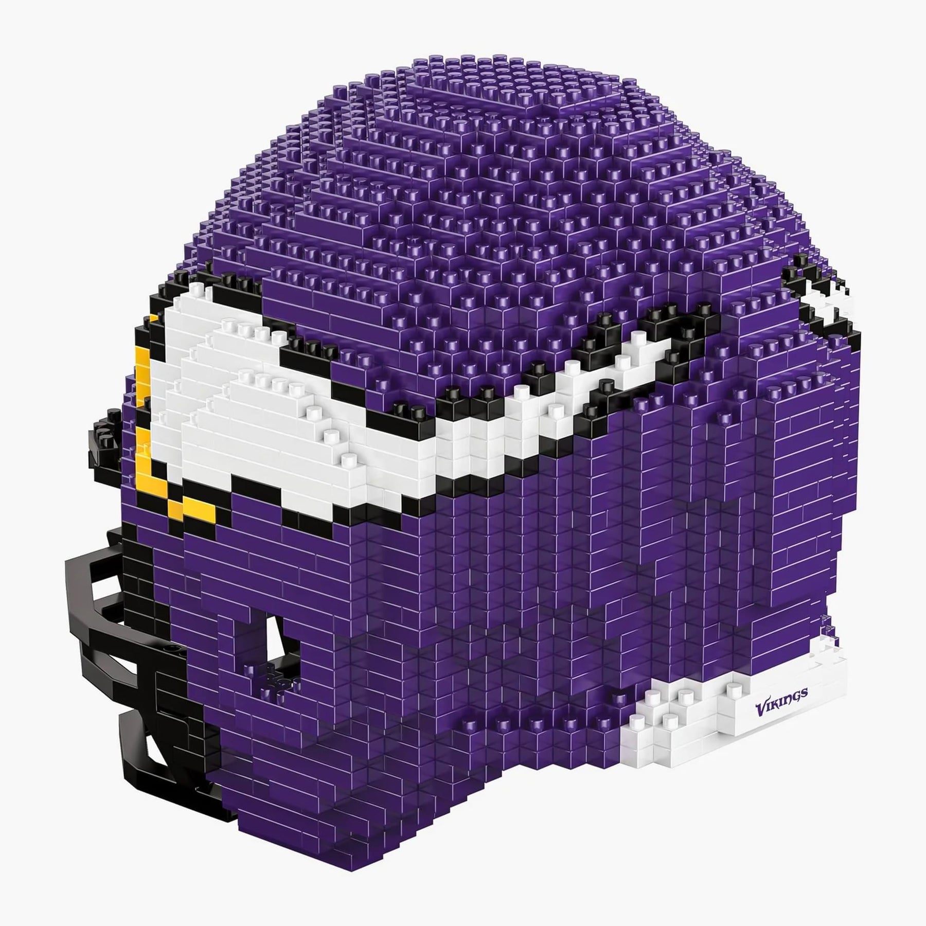 Minnesota Vikings NFL FOCO BRXLZ Helmet Building Block Set