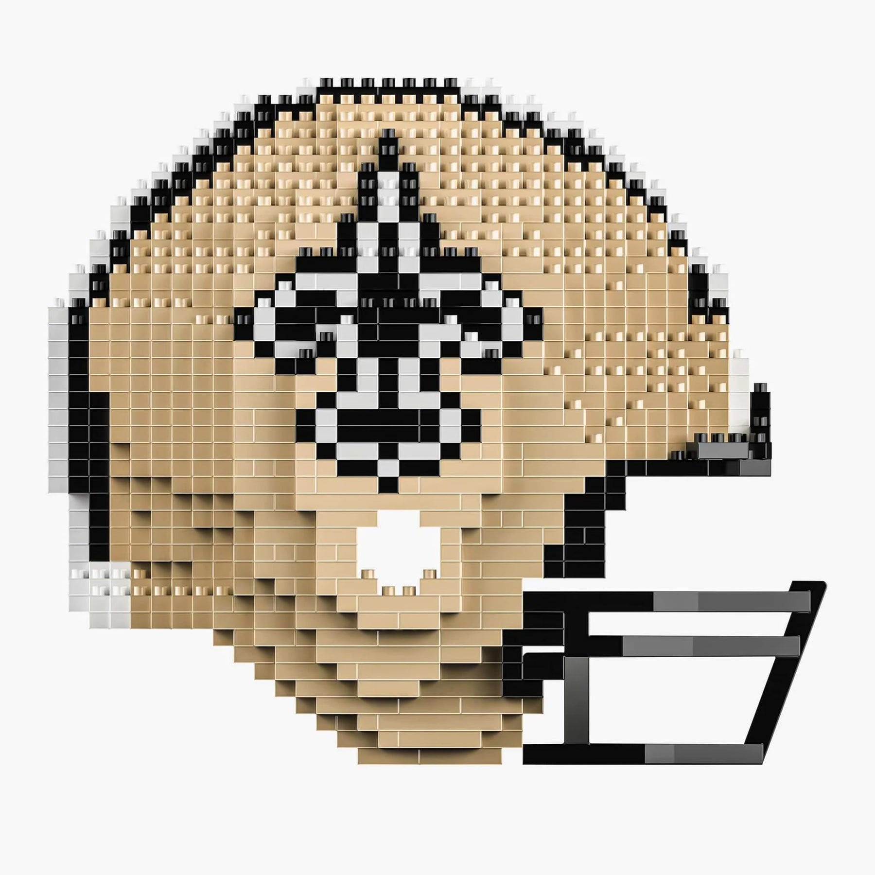 New Orleans Saints NFL FOCO BRXLZ Helmet Building Block Set