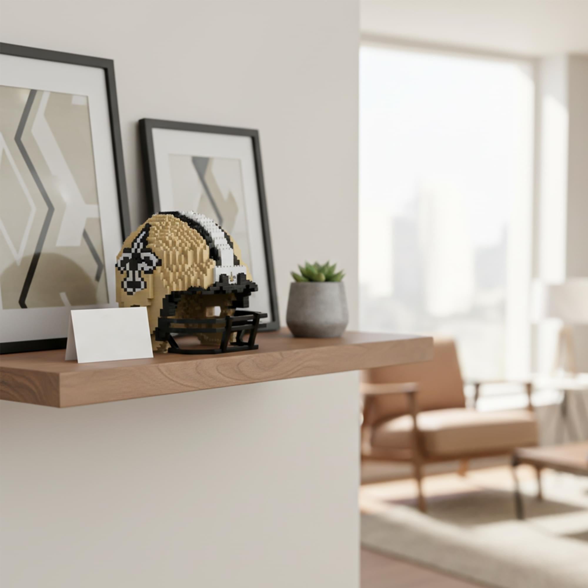 New Orleans Saints NFL FOCO BRXLZ Helmet Building Block Set