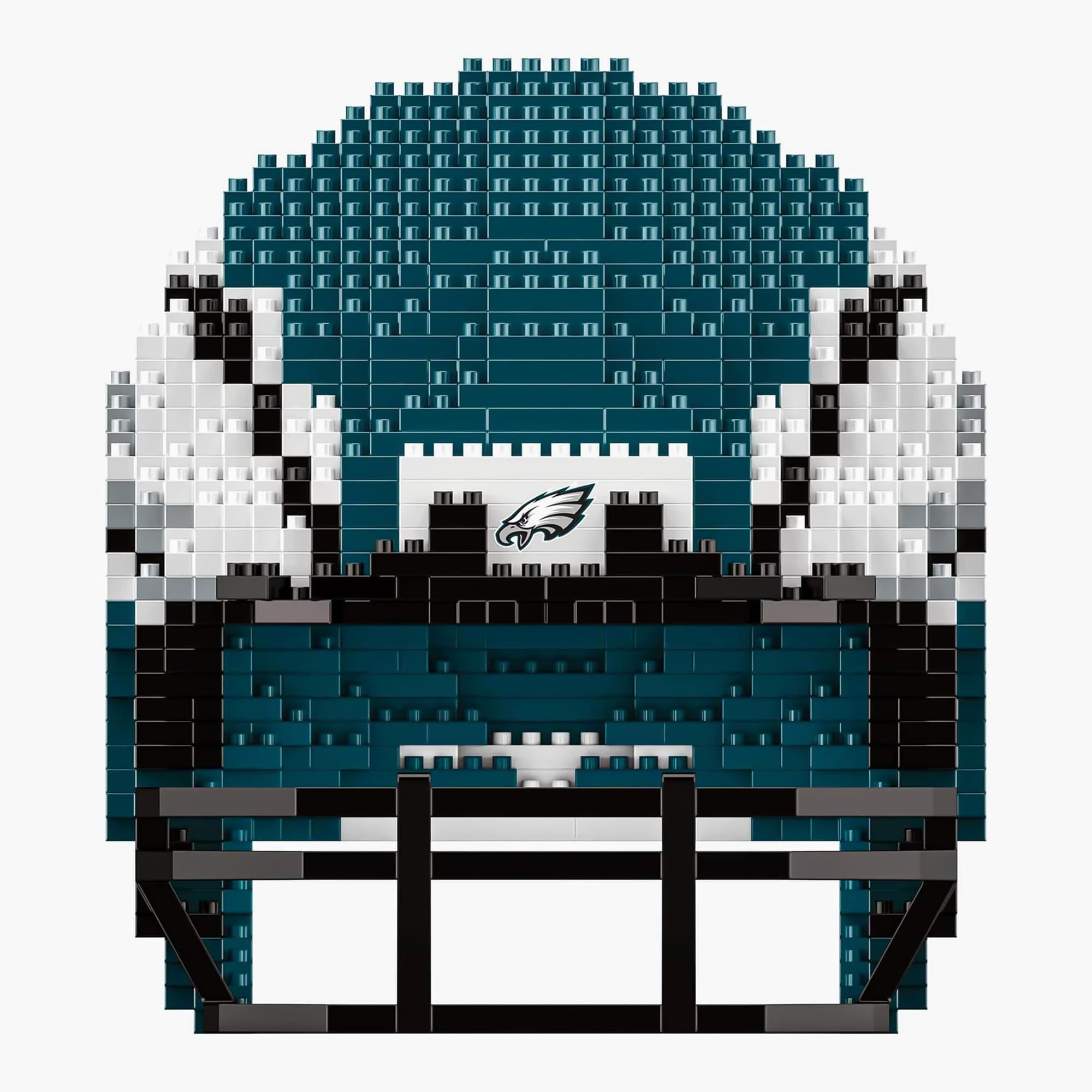 Philadelphia Eagles NFL FOCO BRXLZ Helmet Building Block Set