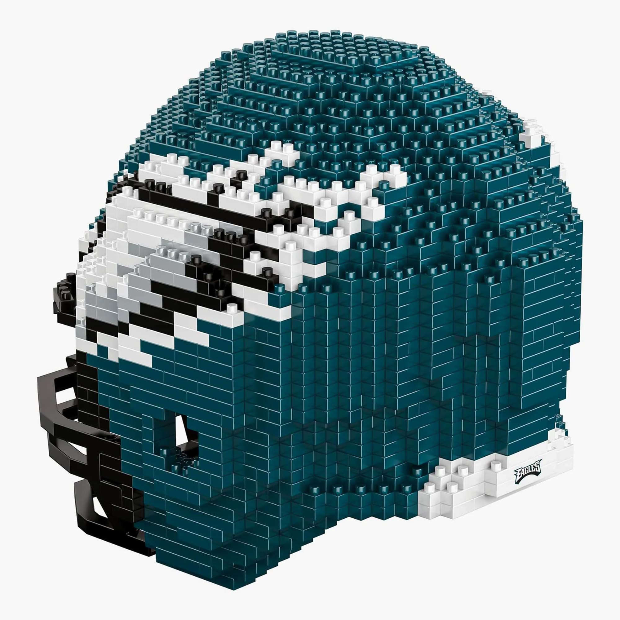 Philadelphia Eagles NFL FOCO BRXLZ Helmet Building Block Set