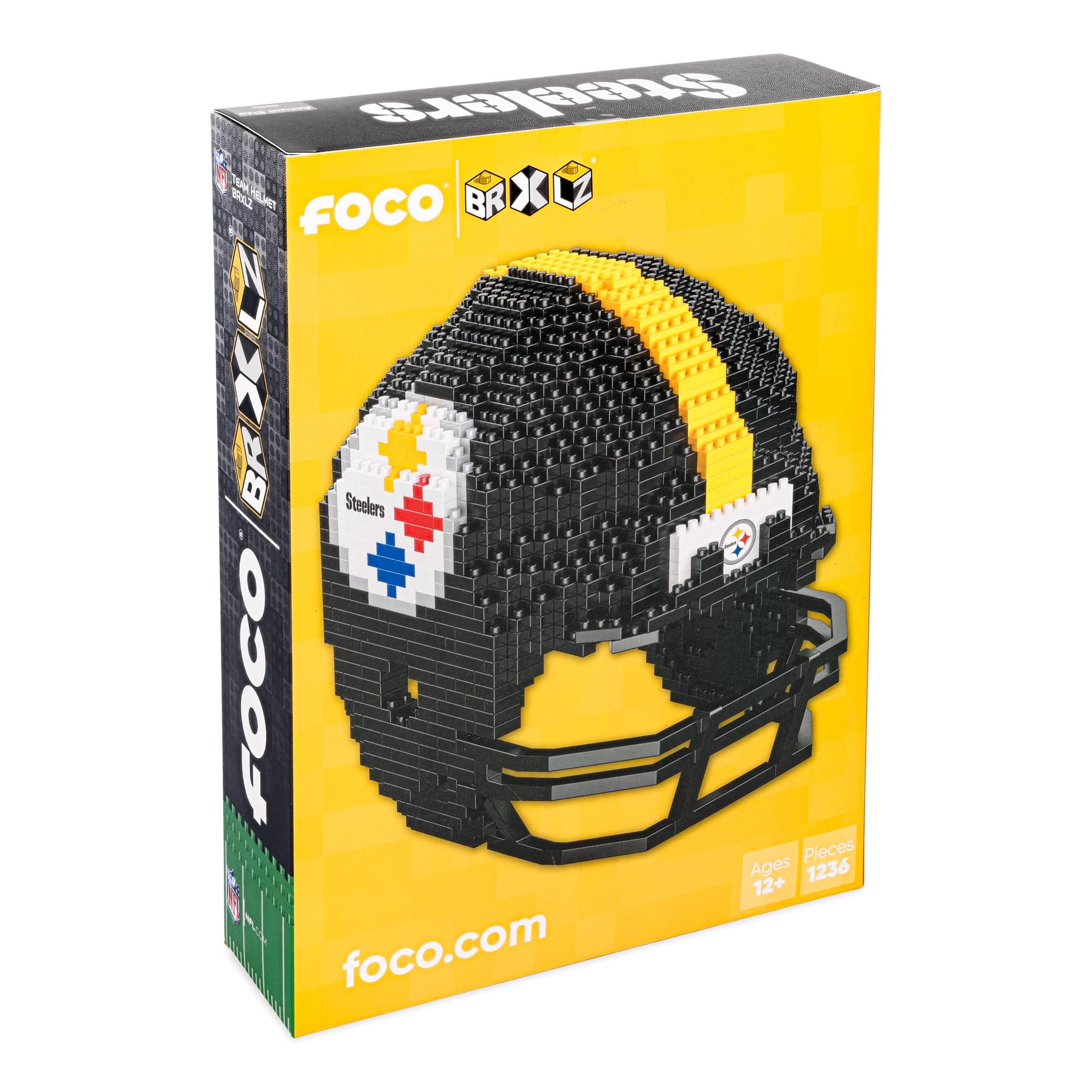 Pittsburgh Steelers NFL FOCO BRXLZ Helmet Building Block Set