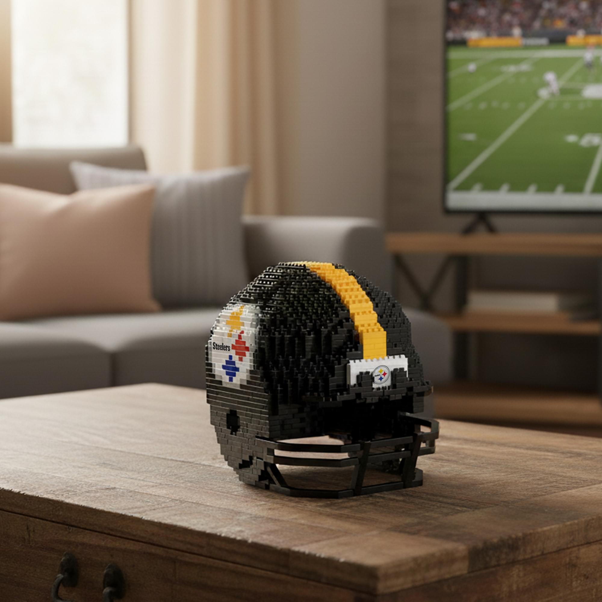 Pittsburgh Steelers NFL FOCO BRXLZ Helmet Building Block Set