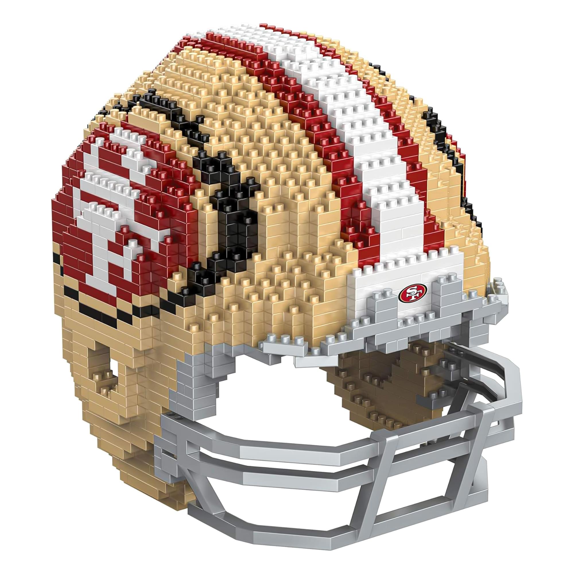 San Francisco 49ers NFL FOCO BRXLZ Helmet Building Block Set
