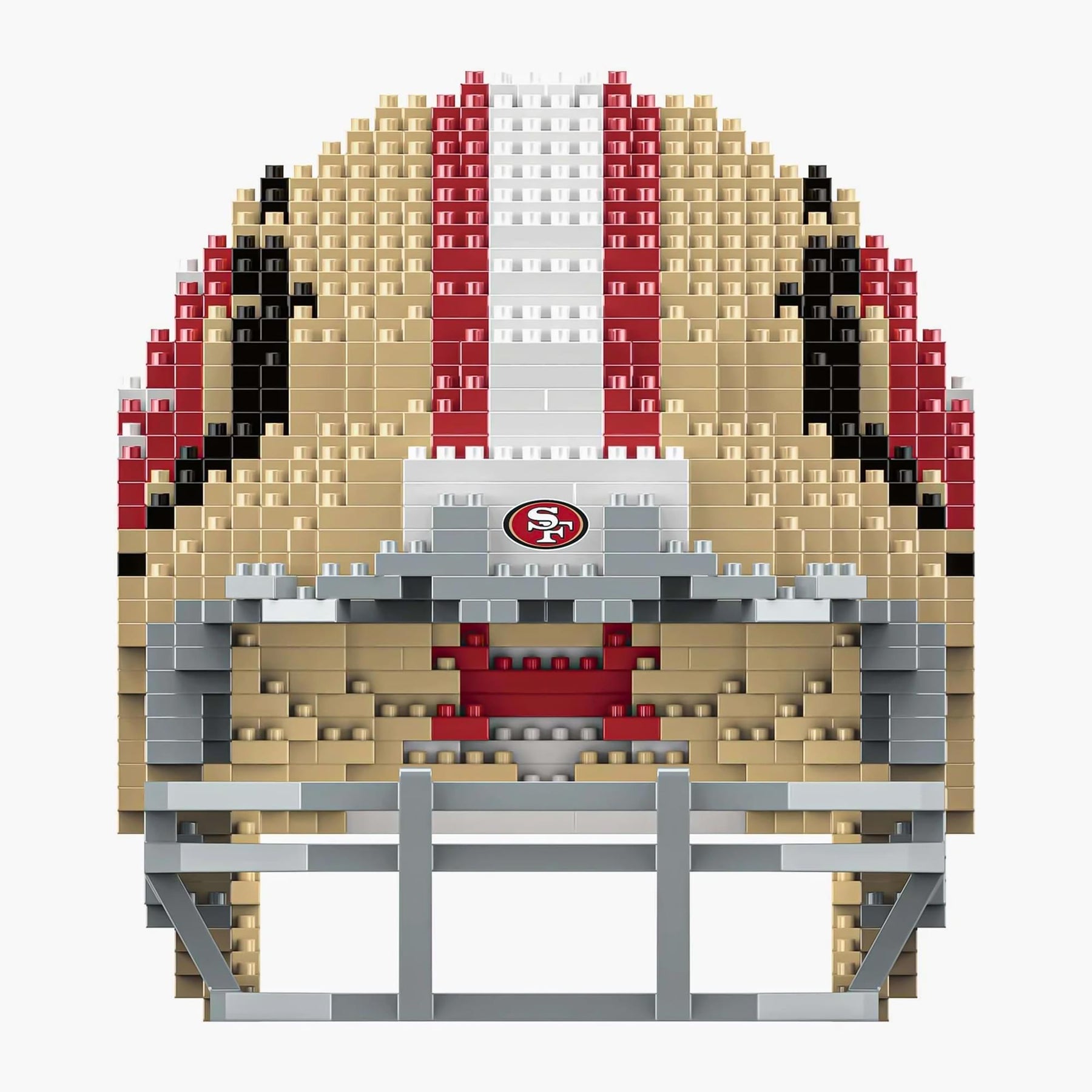 San Francisco 49ers NFL FOCO BRXLZ Helmet Building Block Set