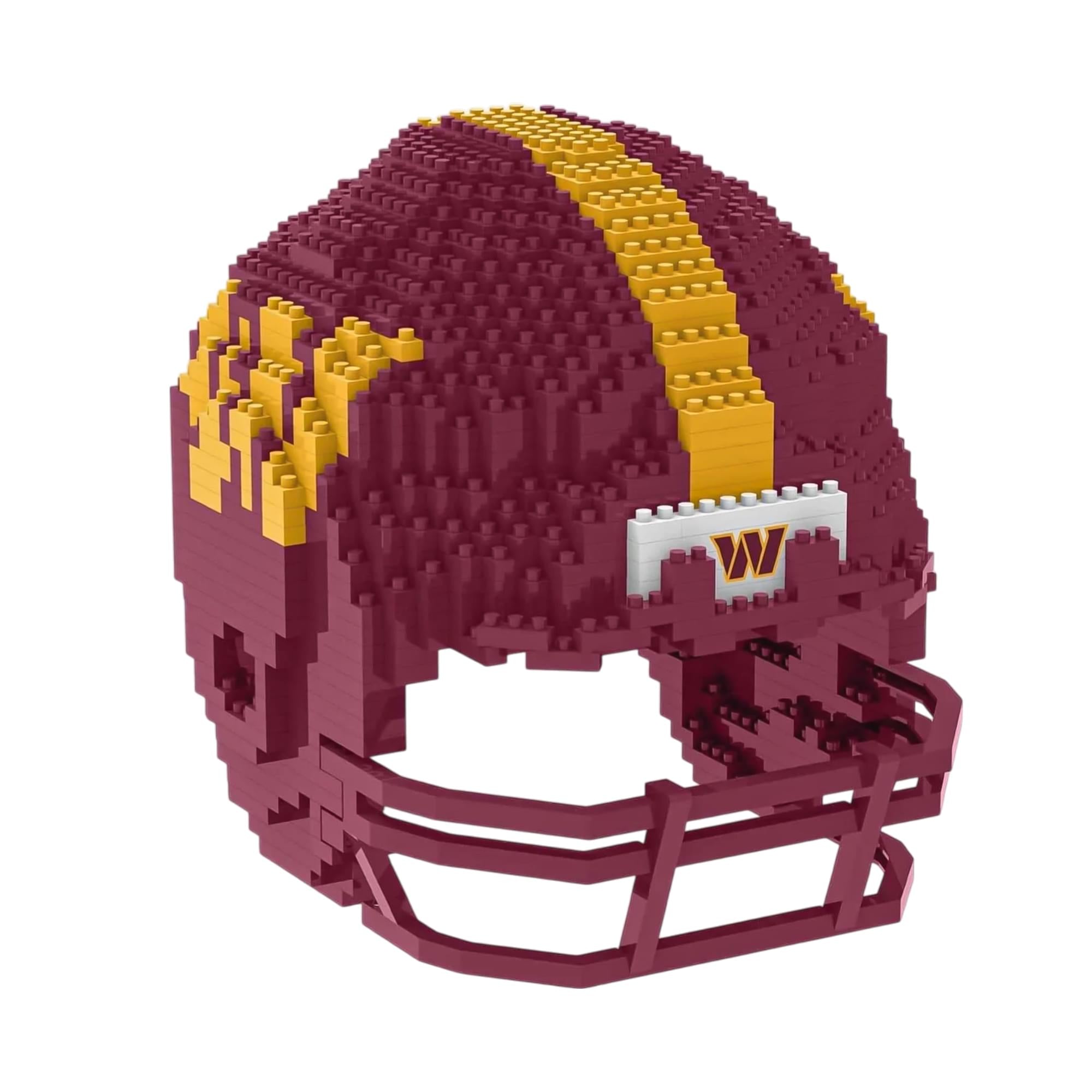 Washington Commanders NFL BRXLZ Replica Helmet 1081-Piece Building Block Set