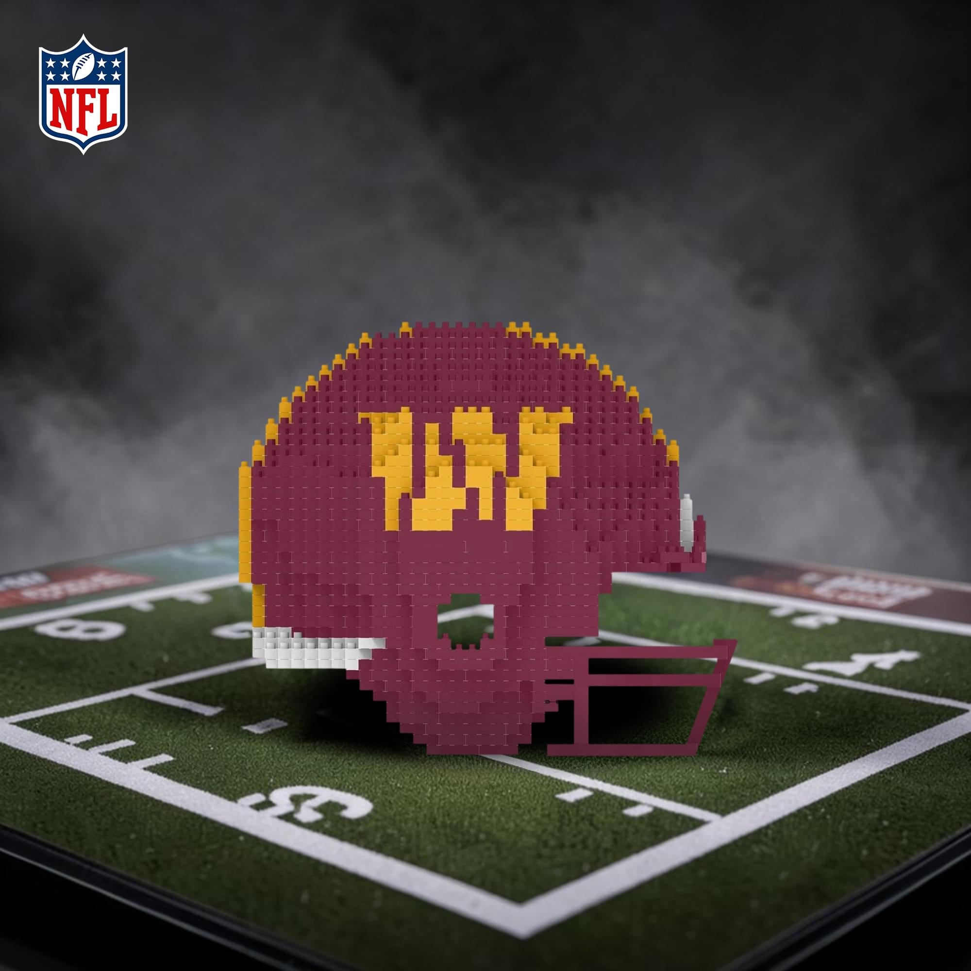 Washington Commanders NFL BRXLZ Replica Helmet 1081-Piece Building Block Set