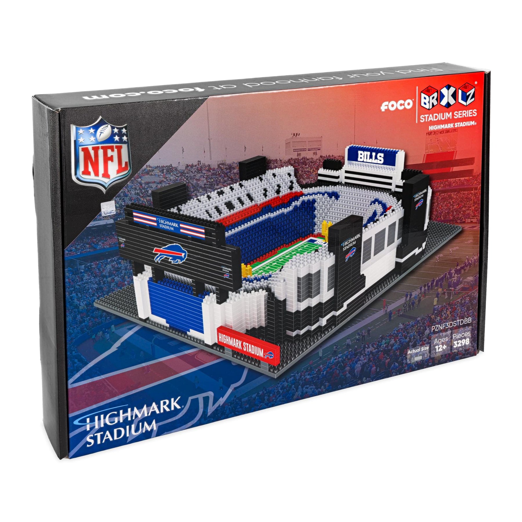 Buffalo Bills NFL FOCO BRXLZ Highmark Stadium Standard Size Building Block Set