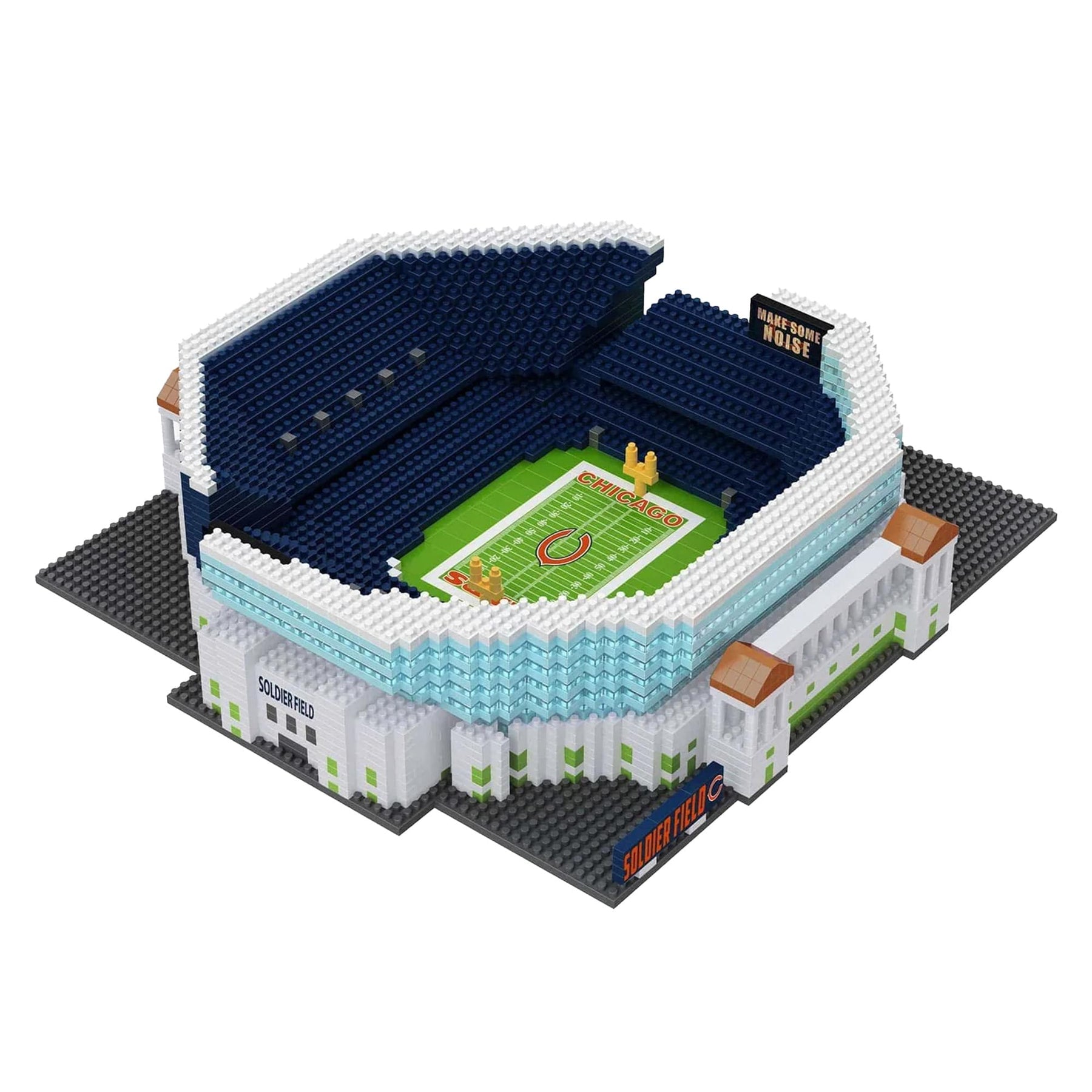 Chicago Bears NFL FOCO BRXLZ Stadium Building Block Set