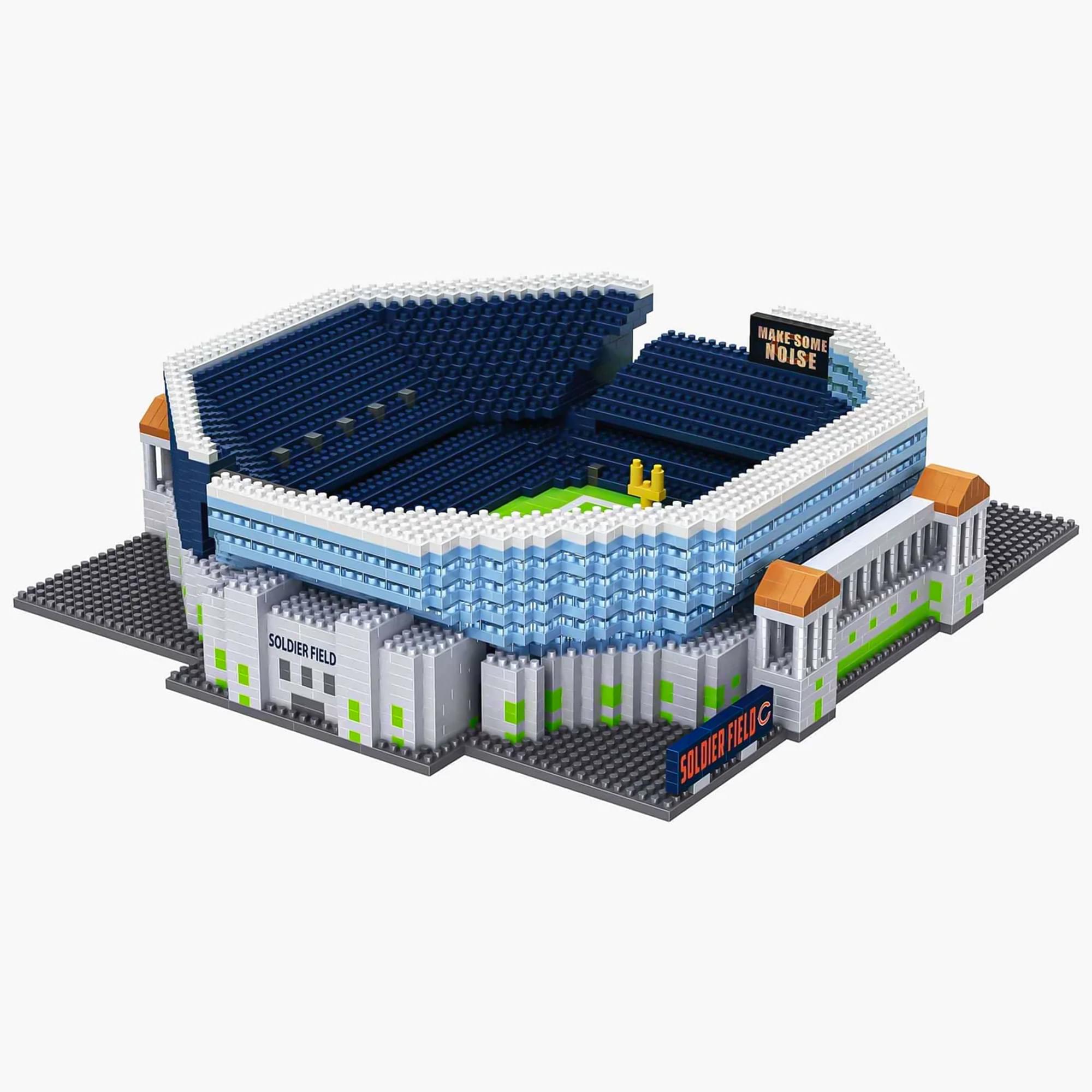 Chicago Bears NFL FOCO BRXLZ Stadium Building Block Set