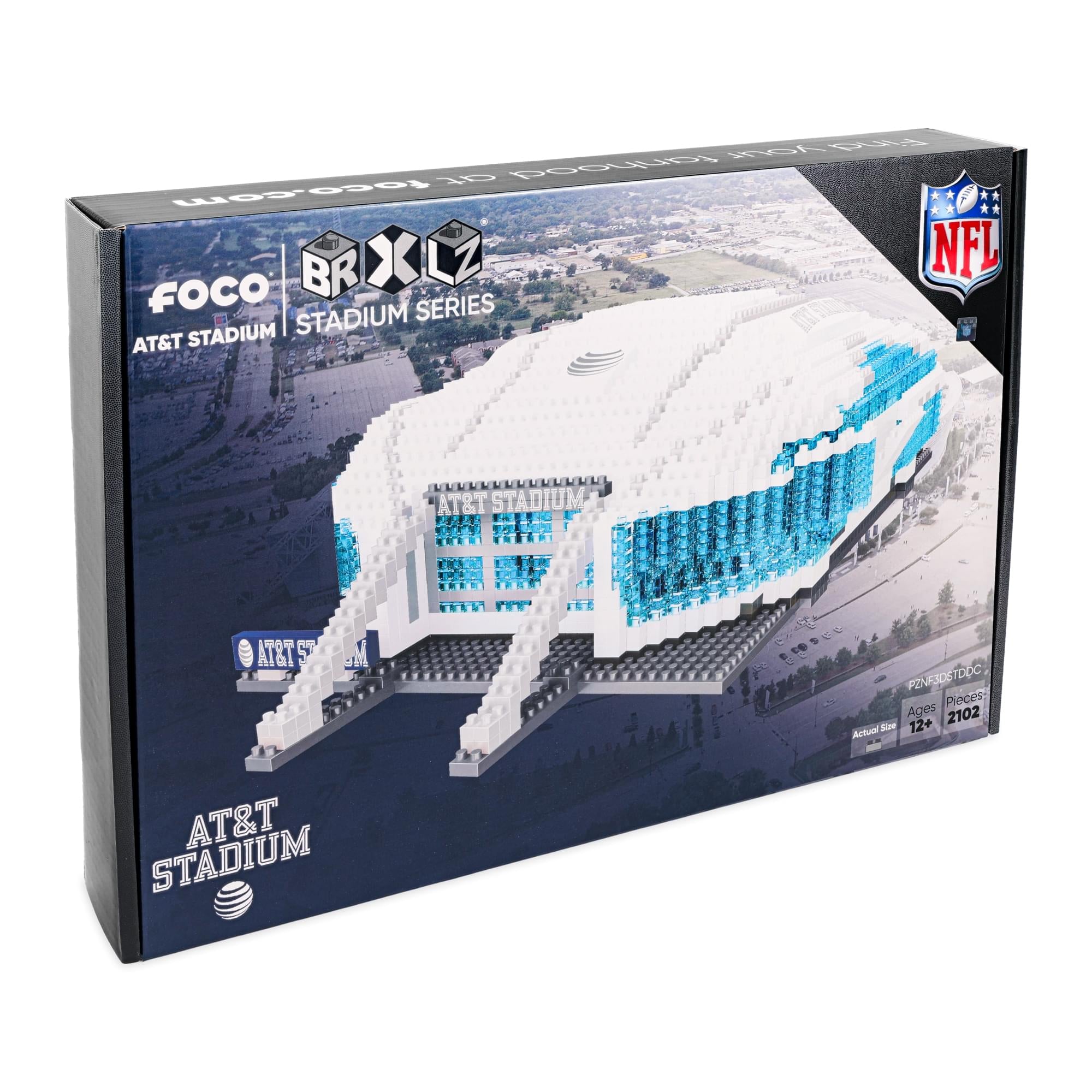 Dallas Cowboys NFL FOCO BRXLZ Stadium Building Block Set