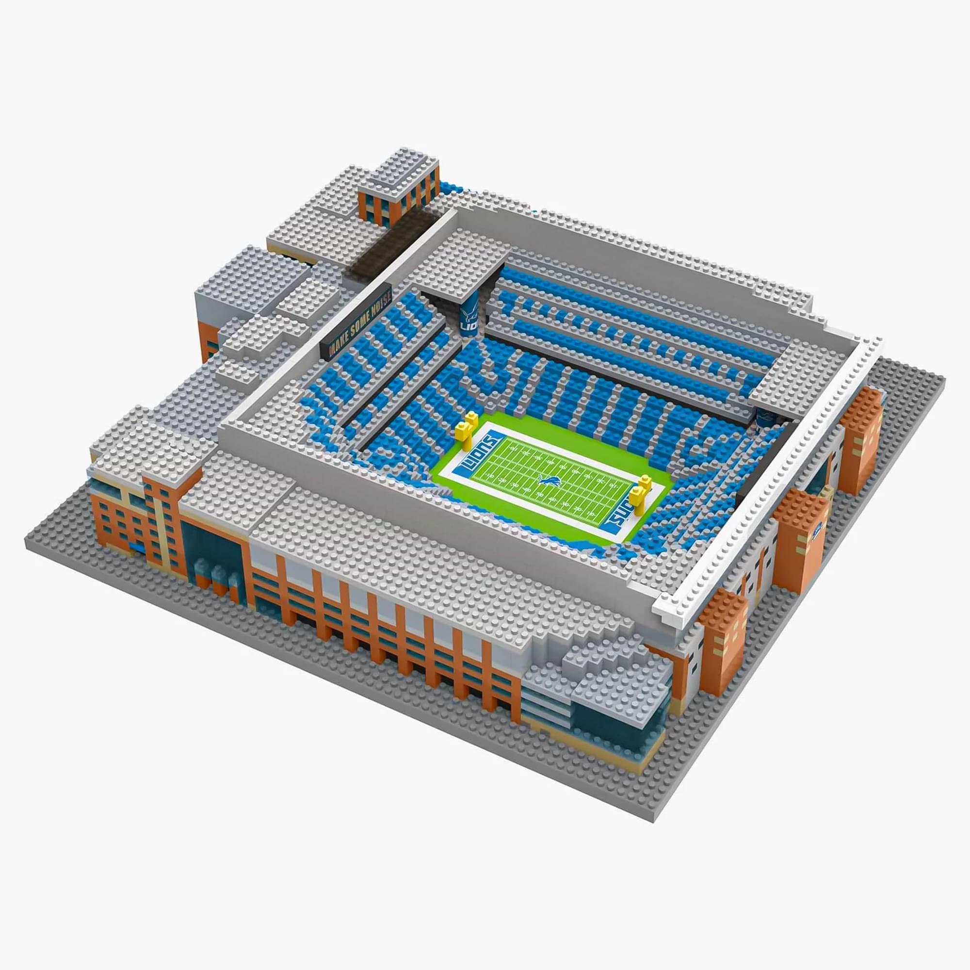 Detroit Lions NFL FOCO BRXLZ Stadium Building Block Set