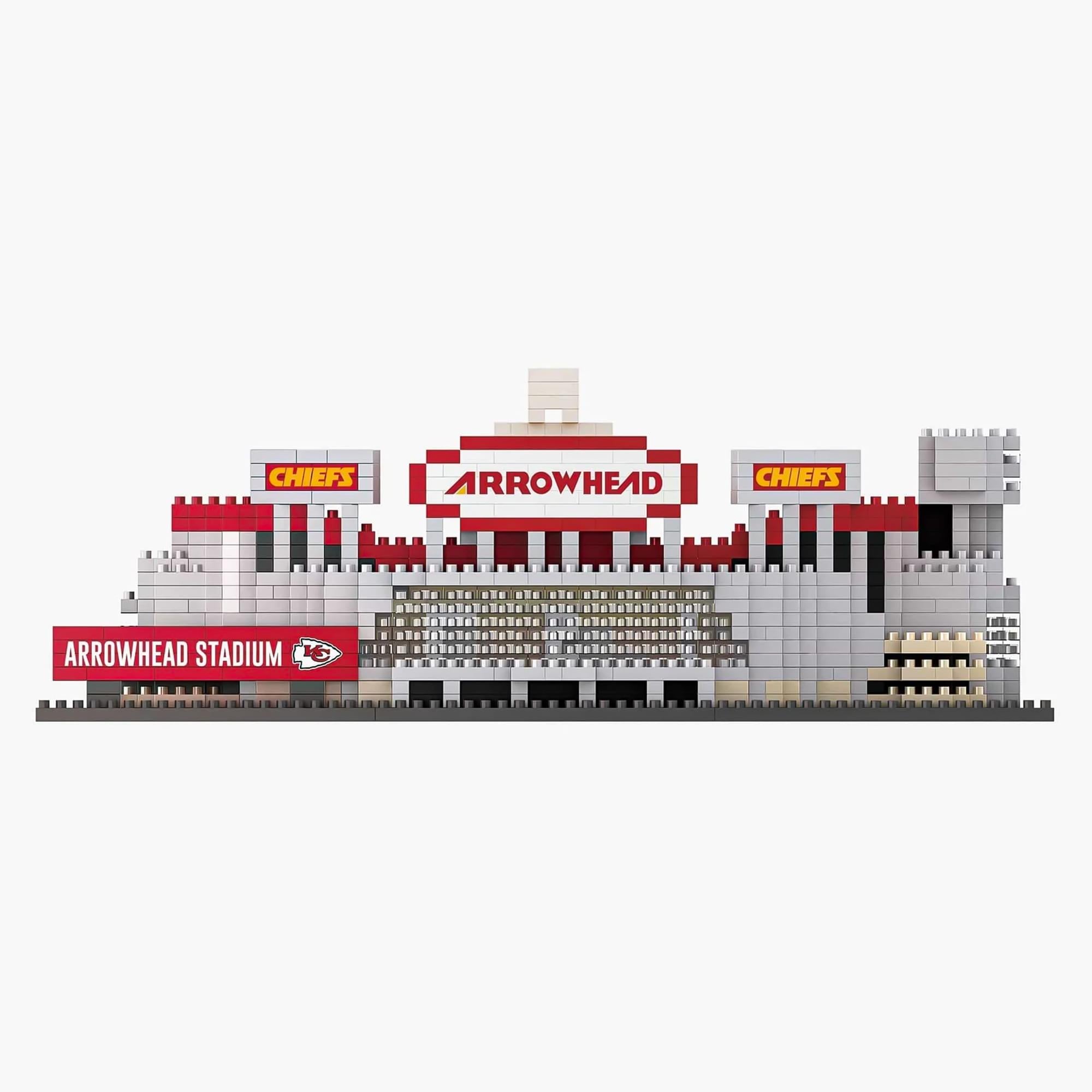 Kansas City Chiefs NFL FOCO BRXLZ Stadium Building Block Set