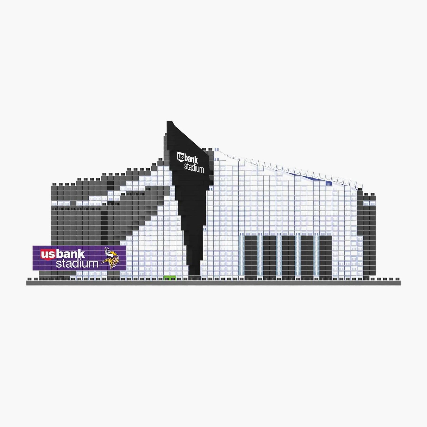 Minnesota Vikings NFL FOCO BRXLZ Stadium Building Block Set