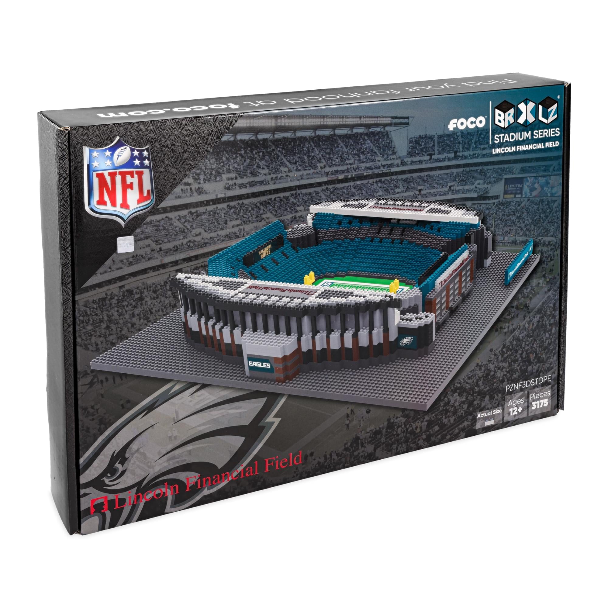 Philadelphia Eagles NFL FOCO BRXLZ Stadium Building Block Set