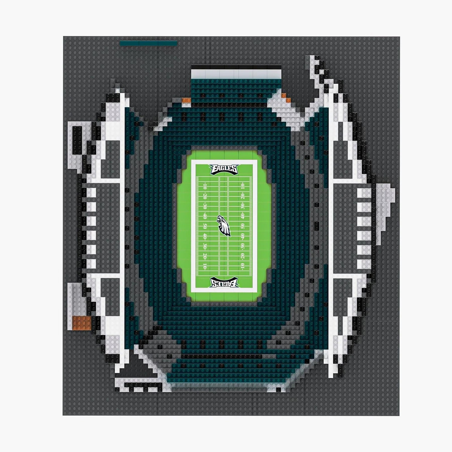 Philadelphia Eagles NFL FOCO BRXLZ Stadium Building Block Set