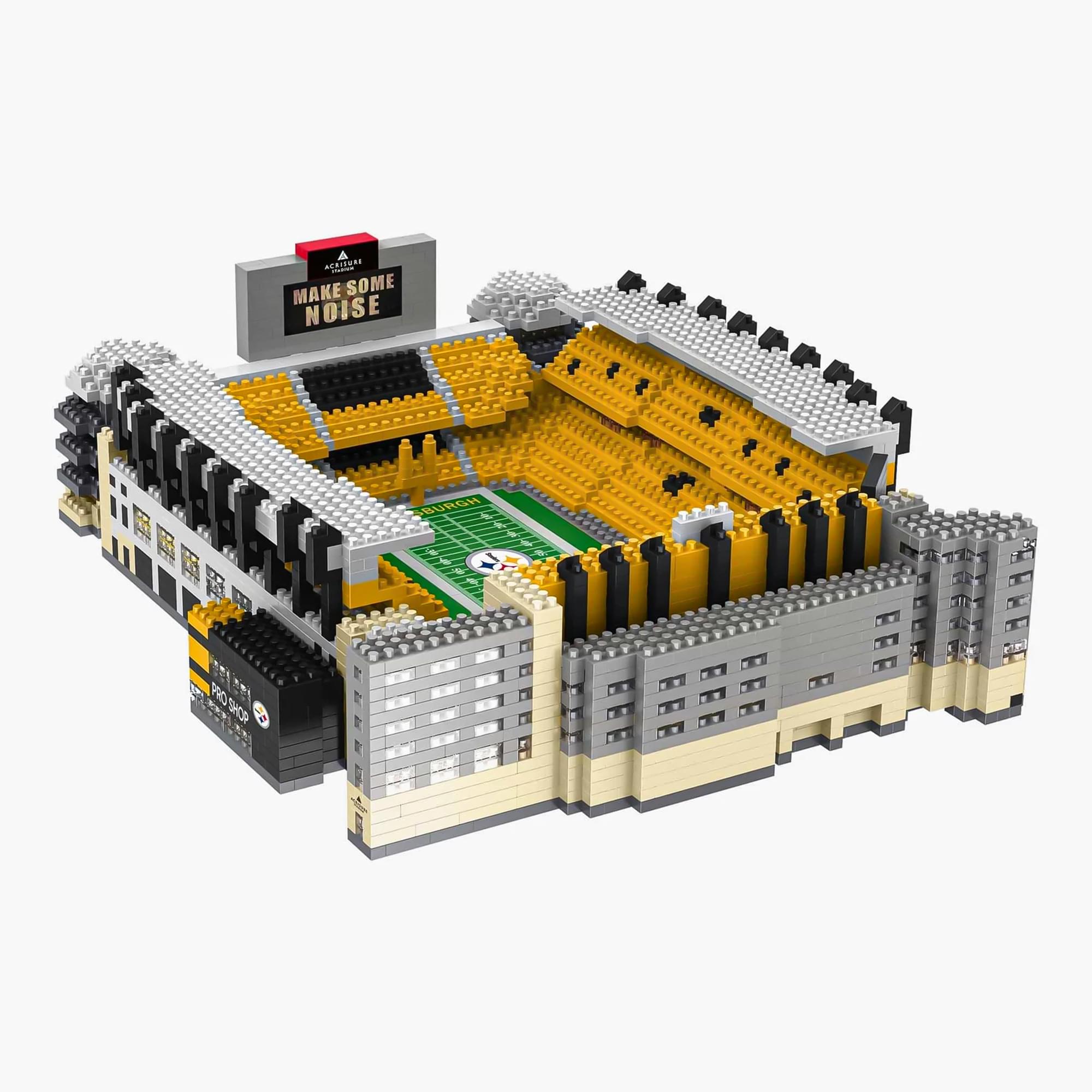 Pittsburgh Steelers NFL FOCO BRXLZ Stadium Building Block Set