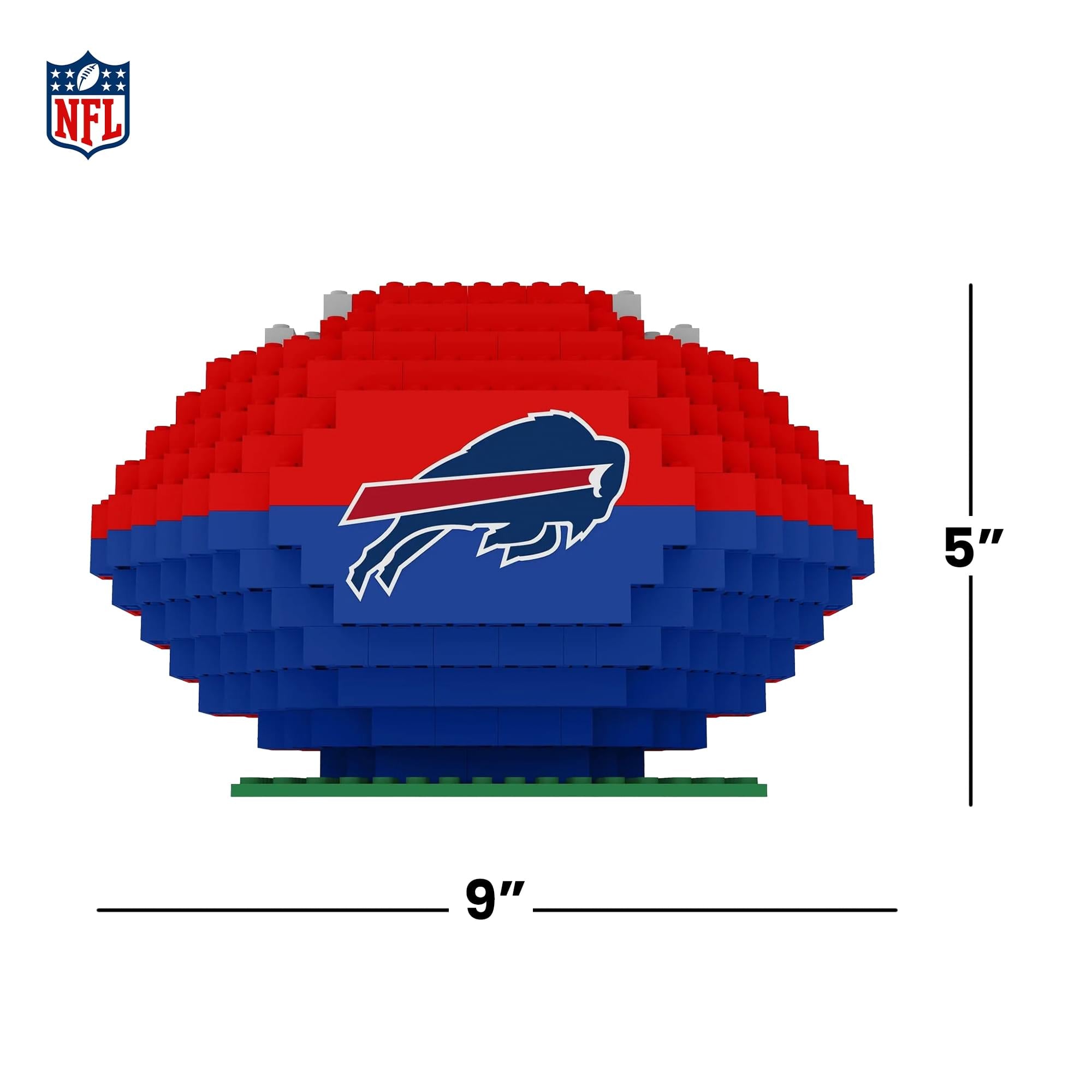 Buffalo Bills NFL Brxlz XL Football 360-Piece Building Block Set