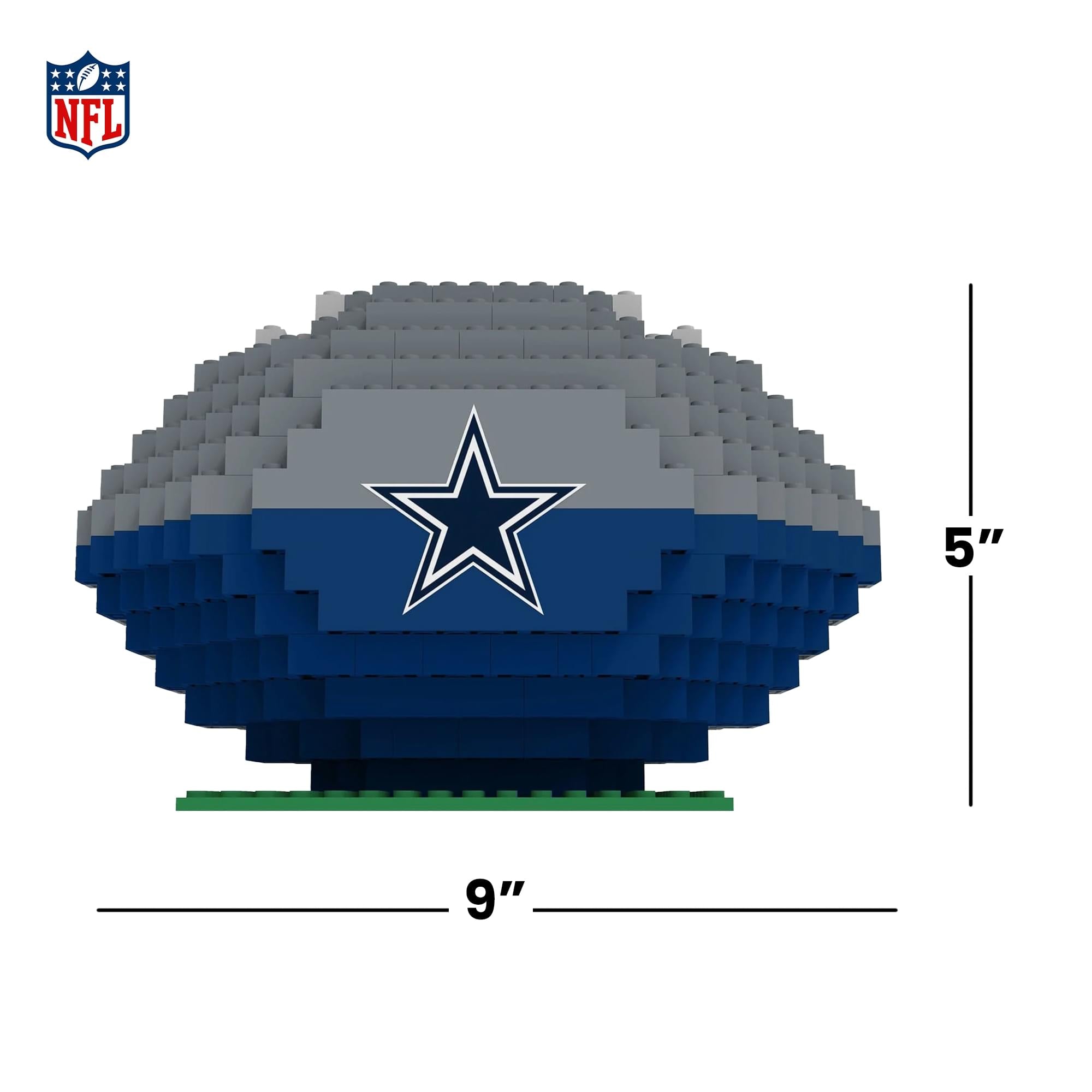 Dallas Cowboys NFL Brxlz XL Football 360-Piece Building Block Set