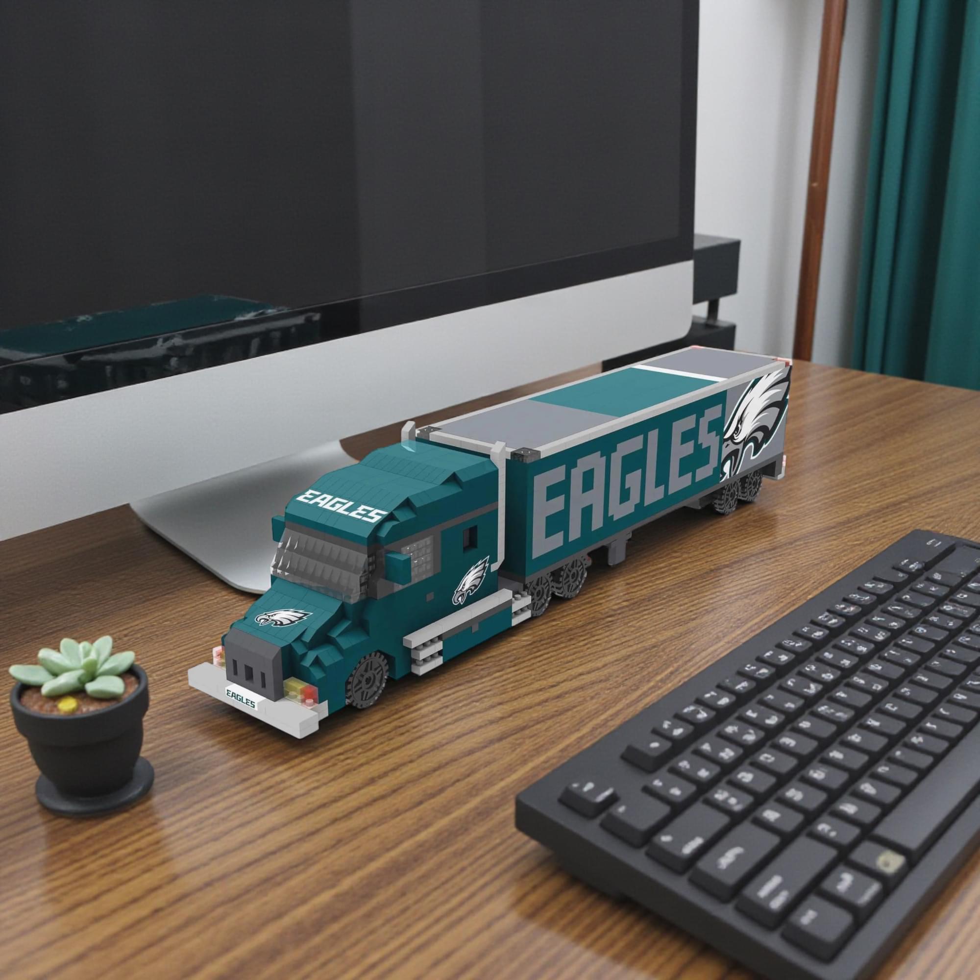 Philadelphia Eagles NFL BRXLZ Team Truck 1402-Piece Building Block Set
