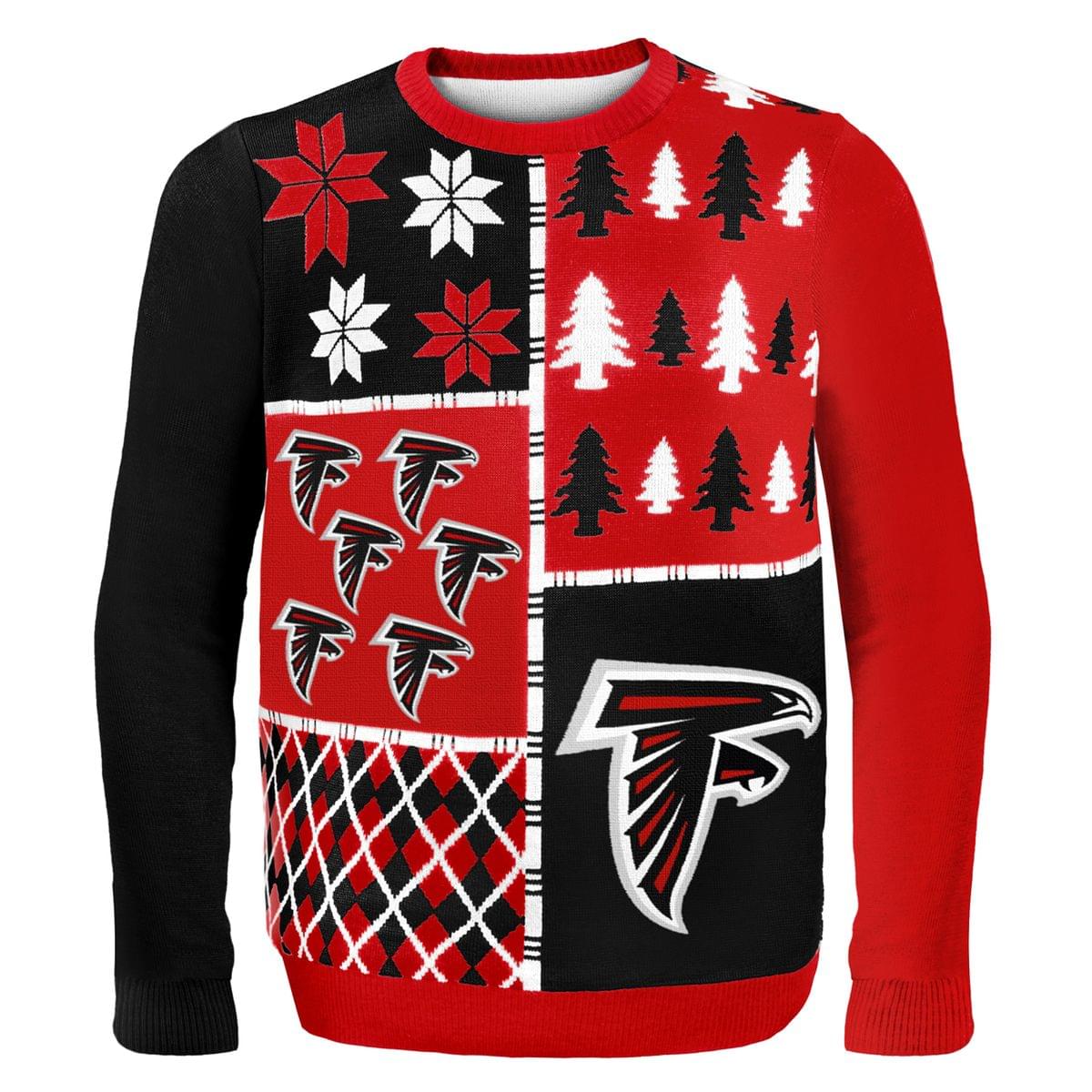 Atlanta Falcons Busy Block NFL Ugly Sweater