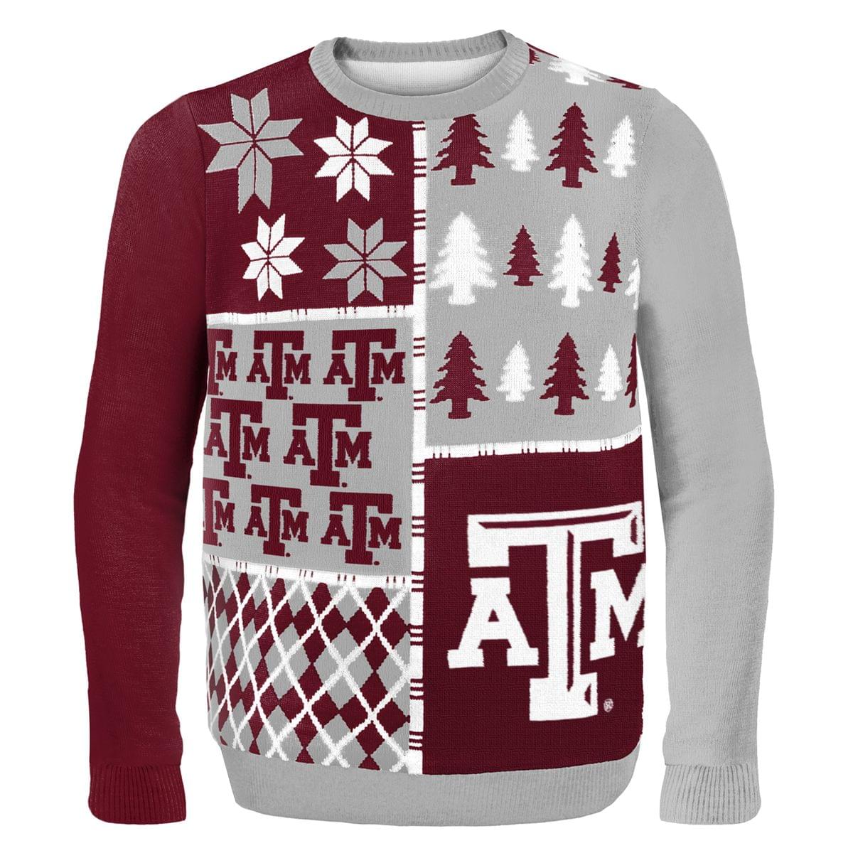 Texas A&M Busy Block NCAA Ugly Sweater