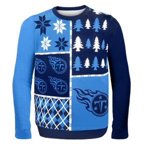 Tennessee Titans Busy Block NFL Ugly Sweater