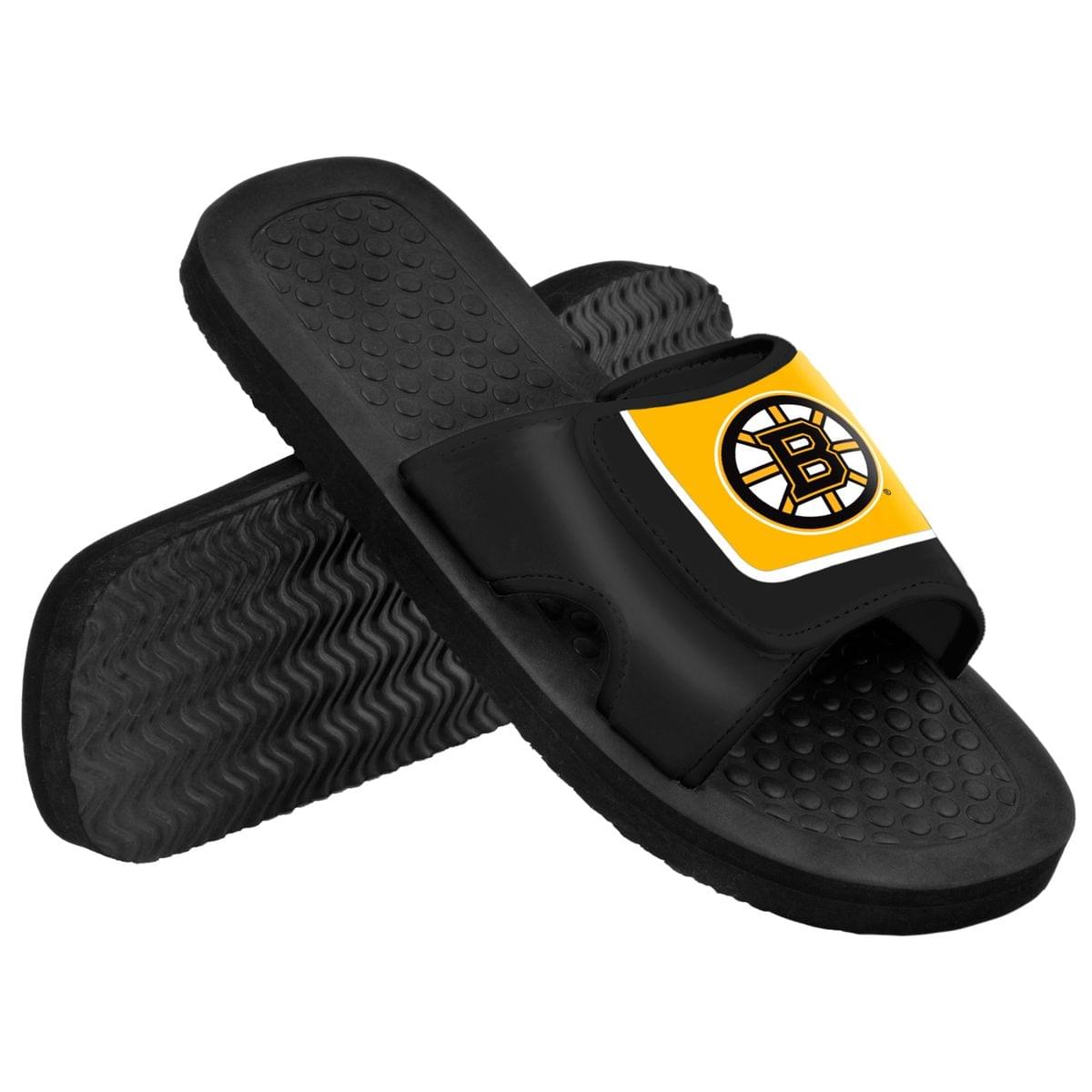 Boston Bruins NHL Men's Shower Slide Flip Flops