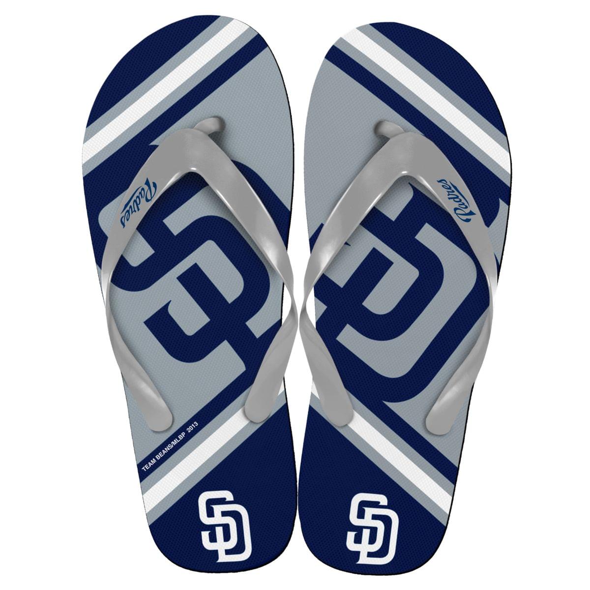 San Diego Padres MLB Unisex Big Logo Flip Flops