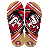 San Francisco 49Ers NFL Unisex Big Logo Flip Flops