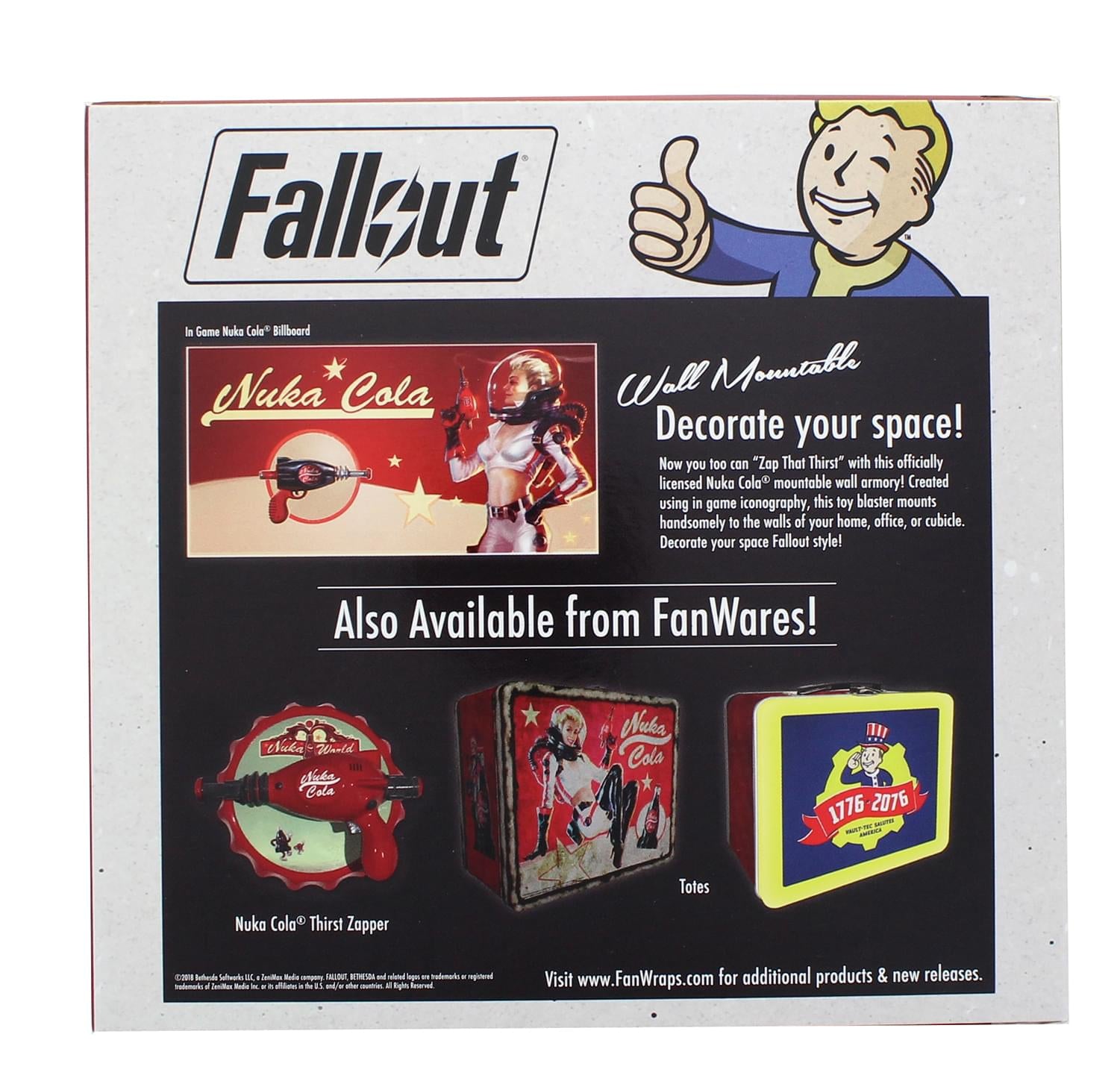 Fallout 5.5 Inch Nuka Cola Blaster Replica w/ Stand