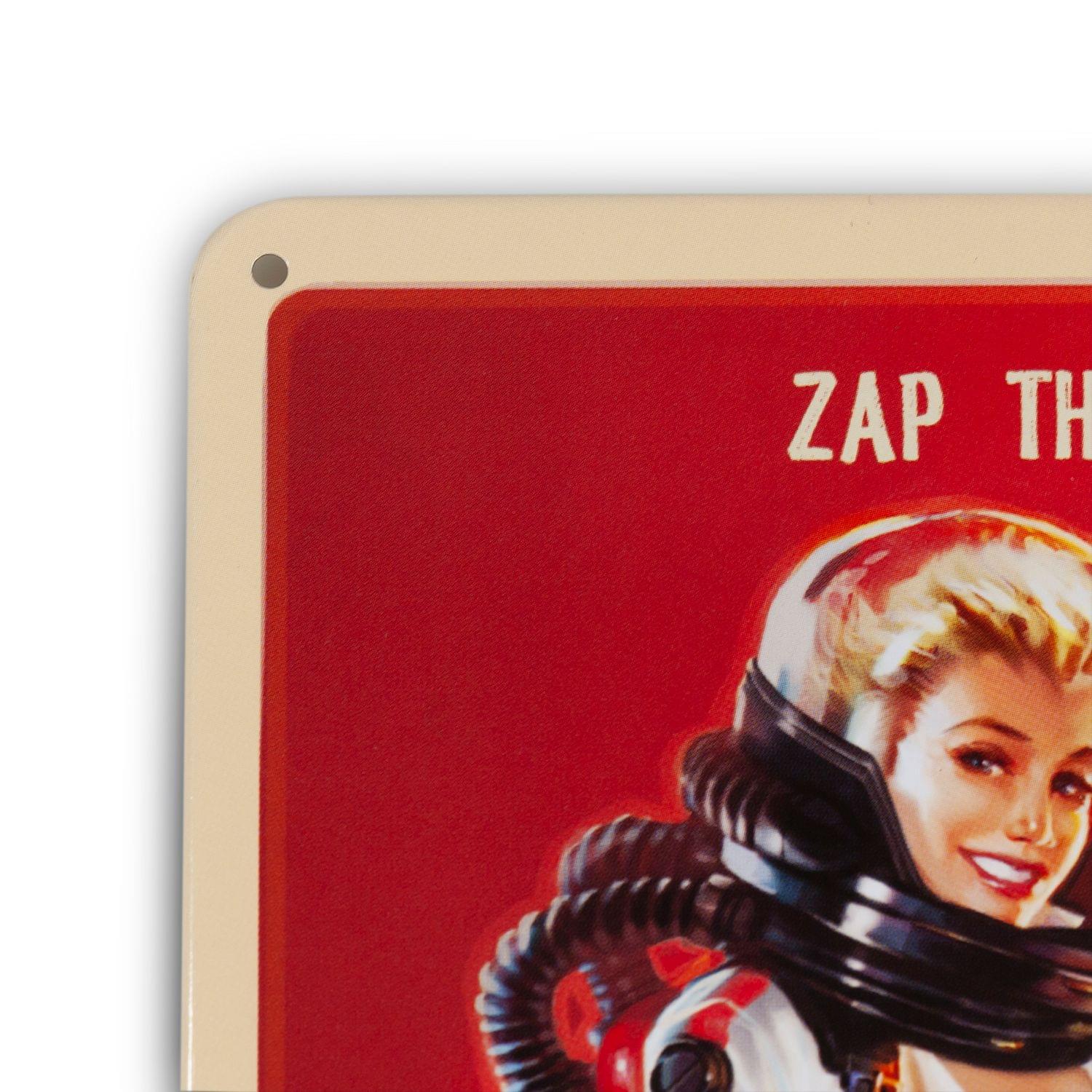 Fallout 76 Nuka Cola Girl Metal Sign | Fanwraps Official Lithograph | 6" x 9"