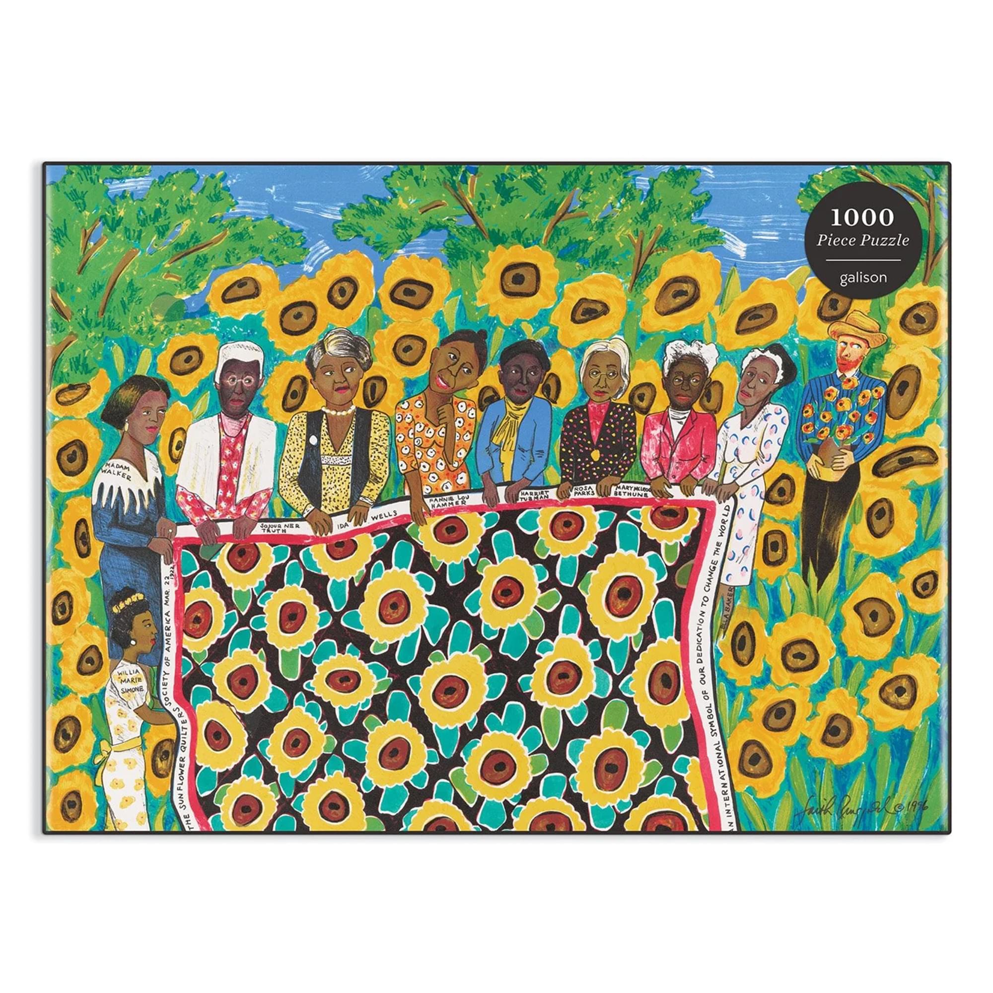 Faith Ringgold Sunflower Quilting Bee At Arles 1000-Piece Jigsaw Puzzle