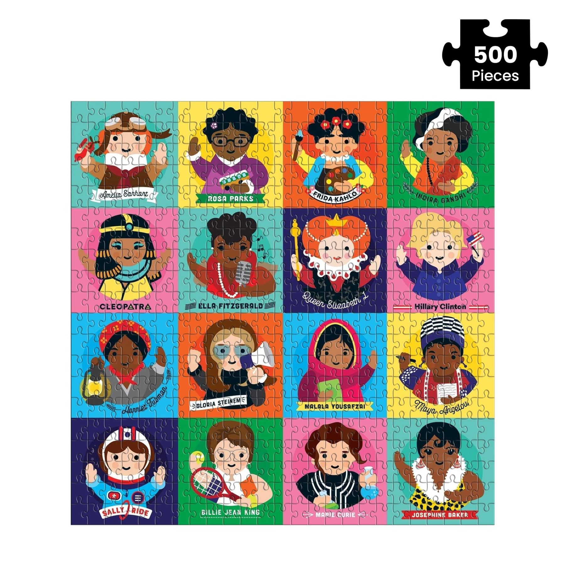 Lydia Ortiz Little Feminist 500-Piece Jigsaw Puzzle