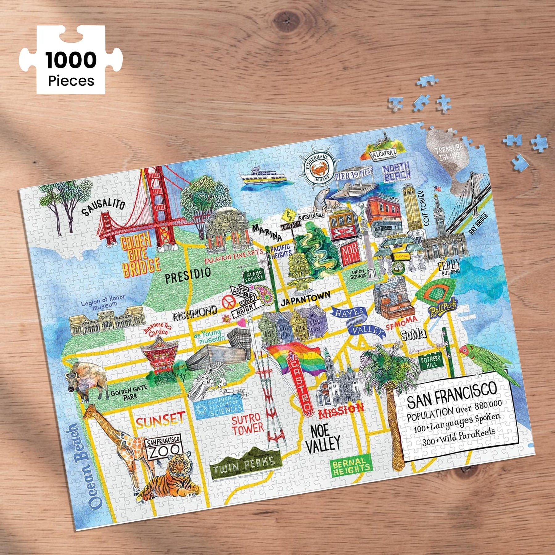 San Francisco 1000-Piece Jigsaw Puzzle