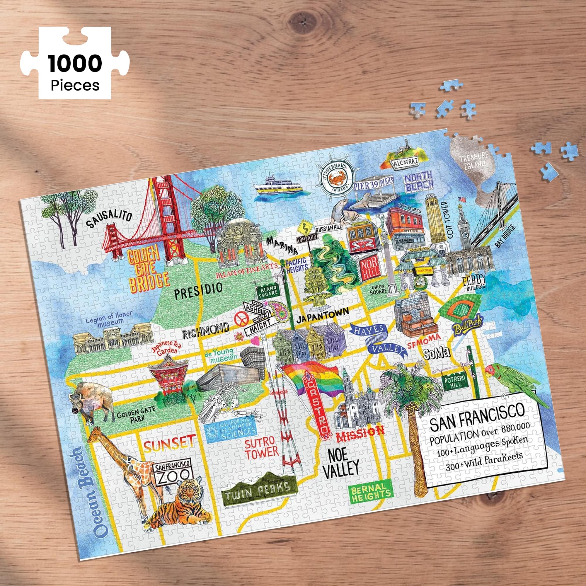 San Francisco 1000-Piece Jigsaw Puzzle