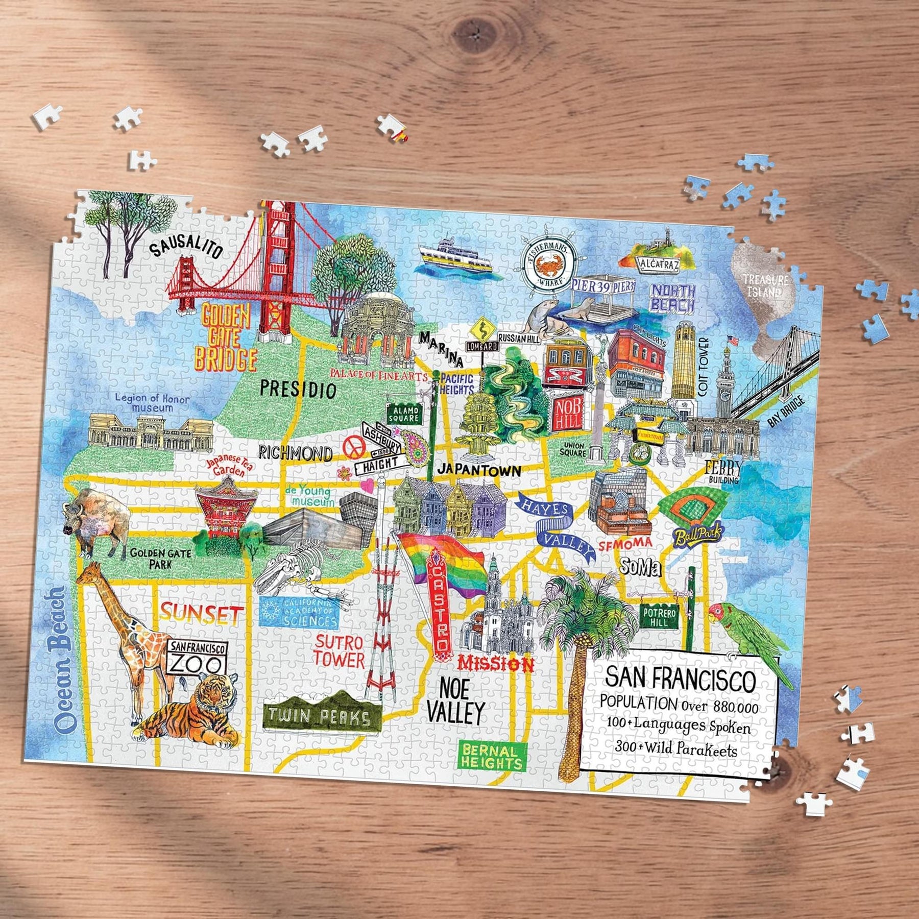 San Francisco 1000-Piece Jigsaw Puzzle