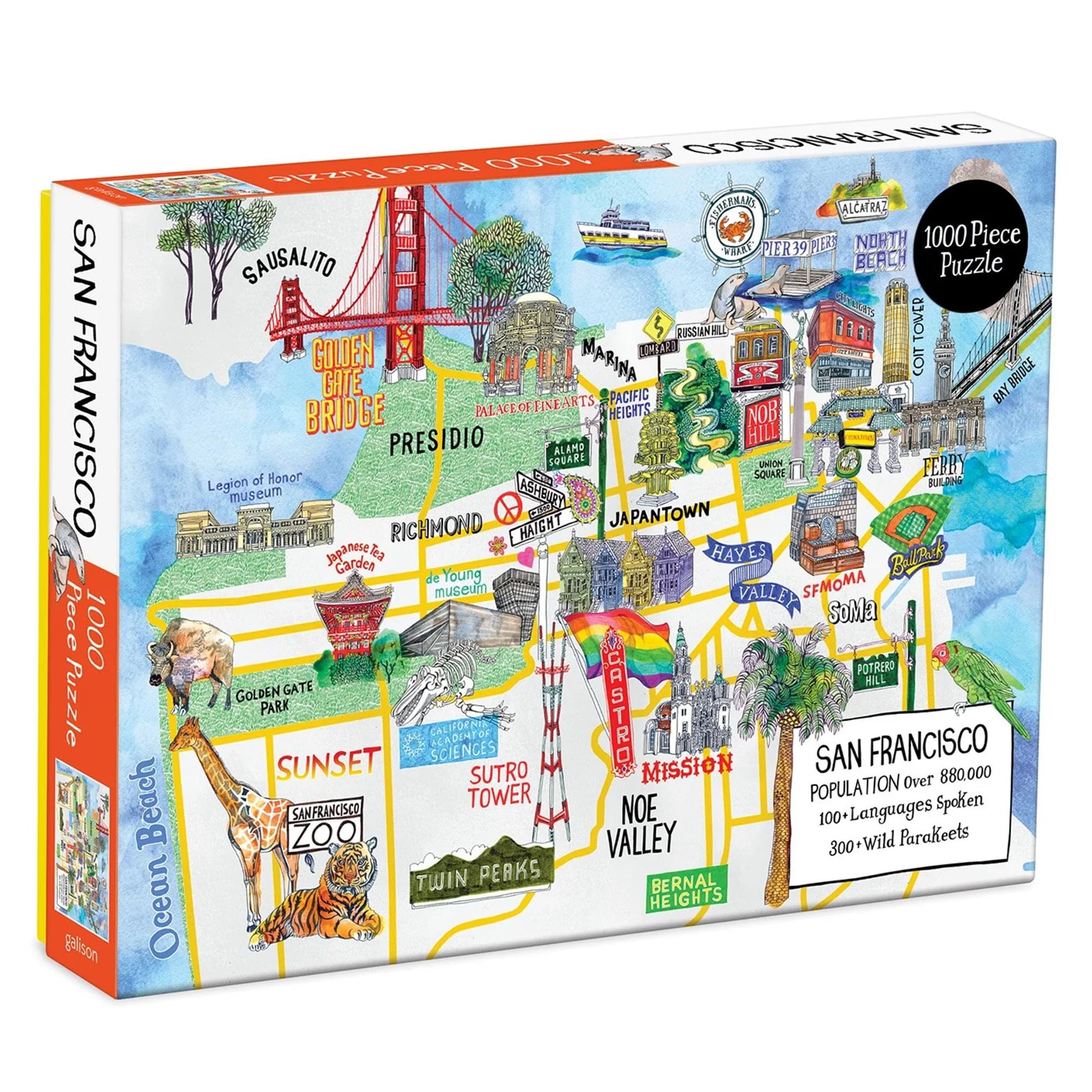 San Francisco 1000-Piece Jigsaw Puzzle