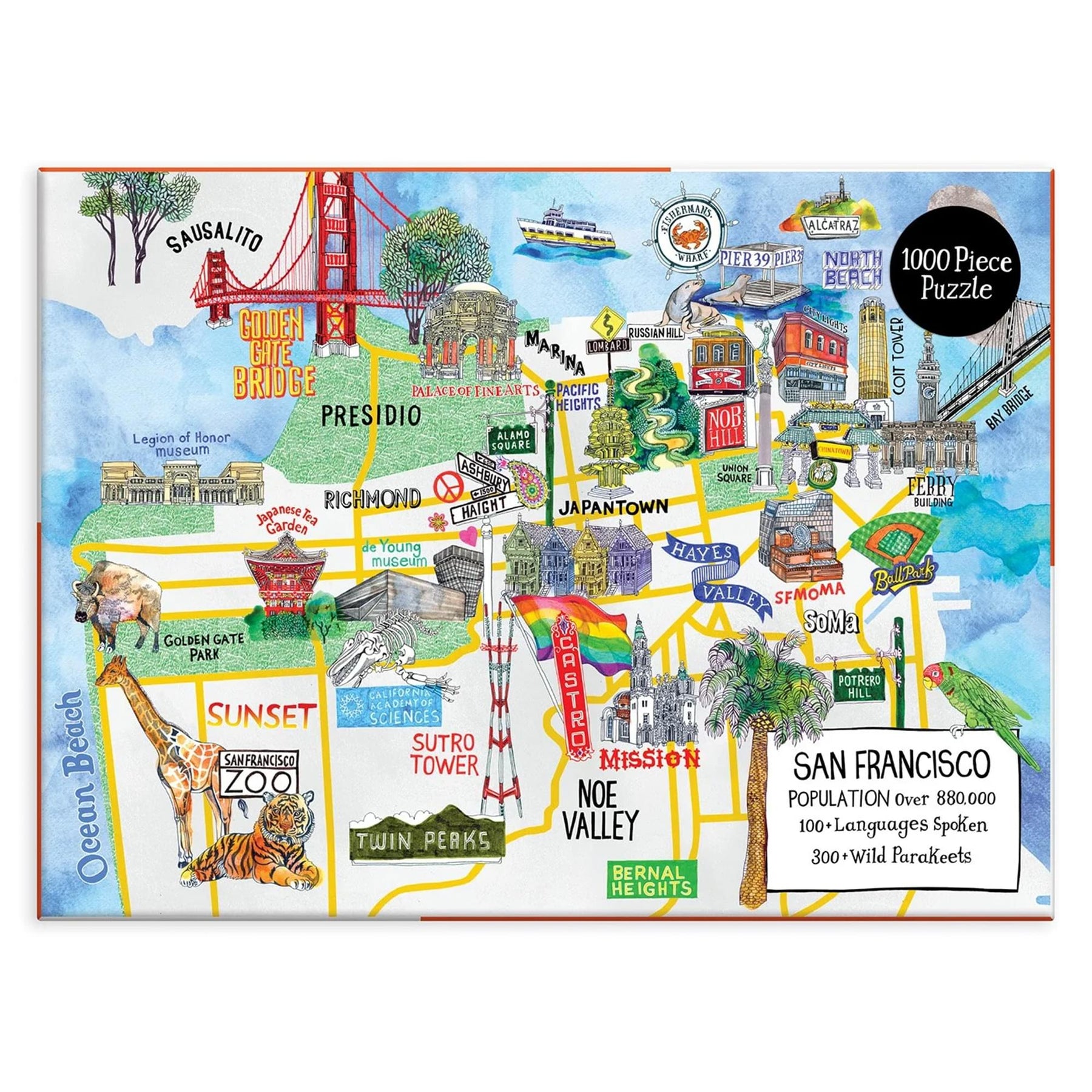 San Francisco 1000-Piece Jigsaw Puzzle