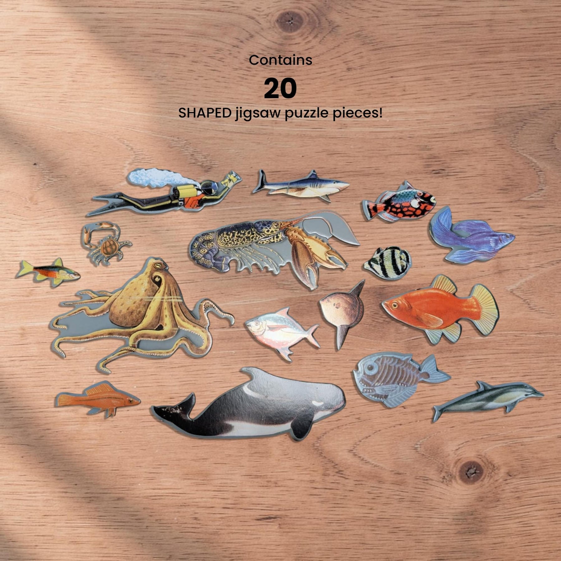 Deepest Dive 1000-Piece (20 Shaped) Jigsaw Puzzle