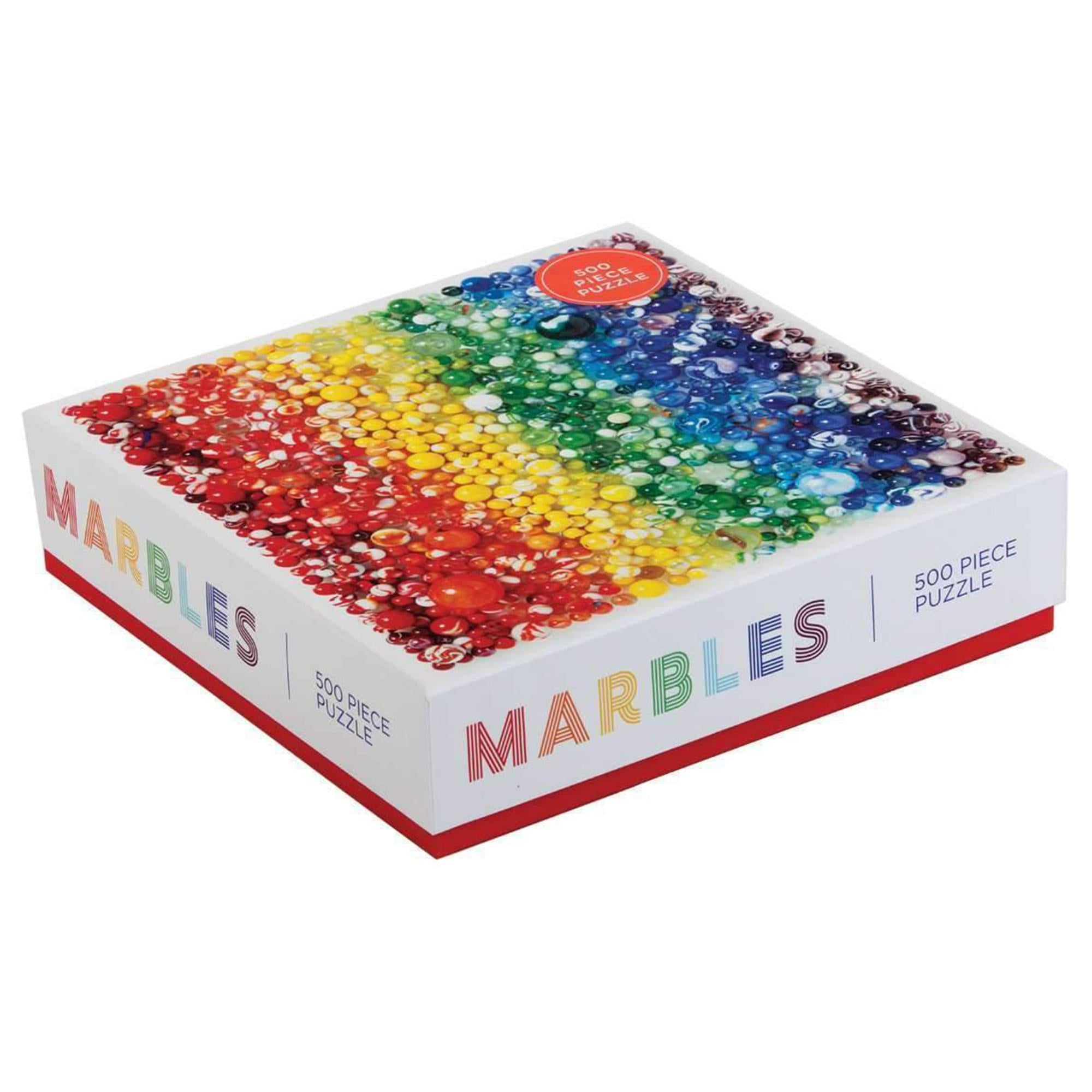 Rainbow Marbles 500-Piece Jigsaw Puzzle