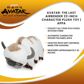 Avatar: The Last Airbender 22 Inch Character Plush Toy | Appa