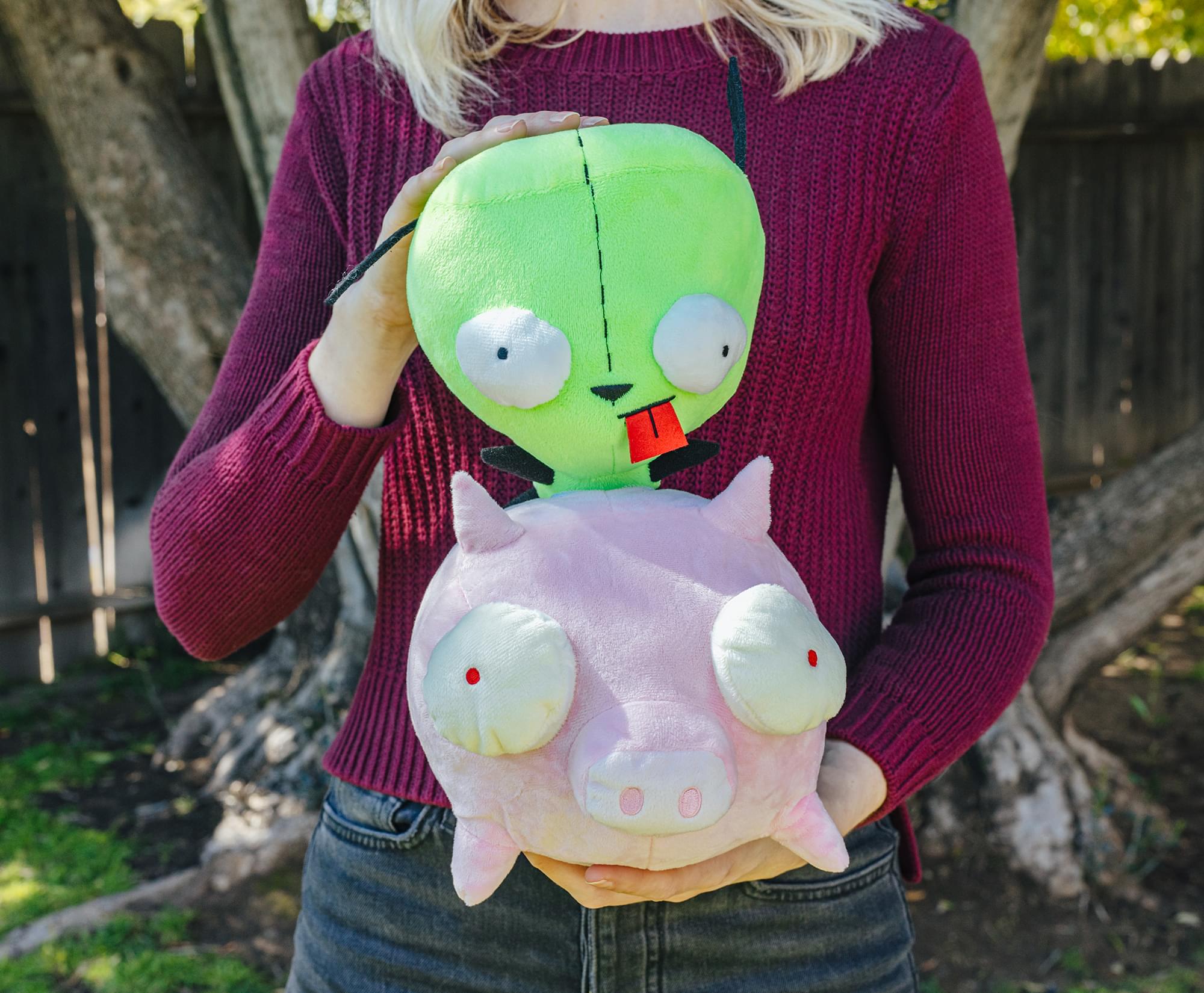 Invader Zim GIR Riding Pig 10-Inch Plush