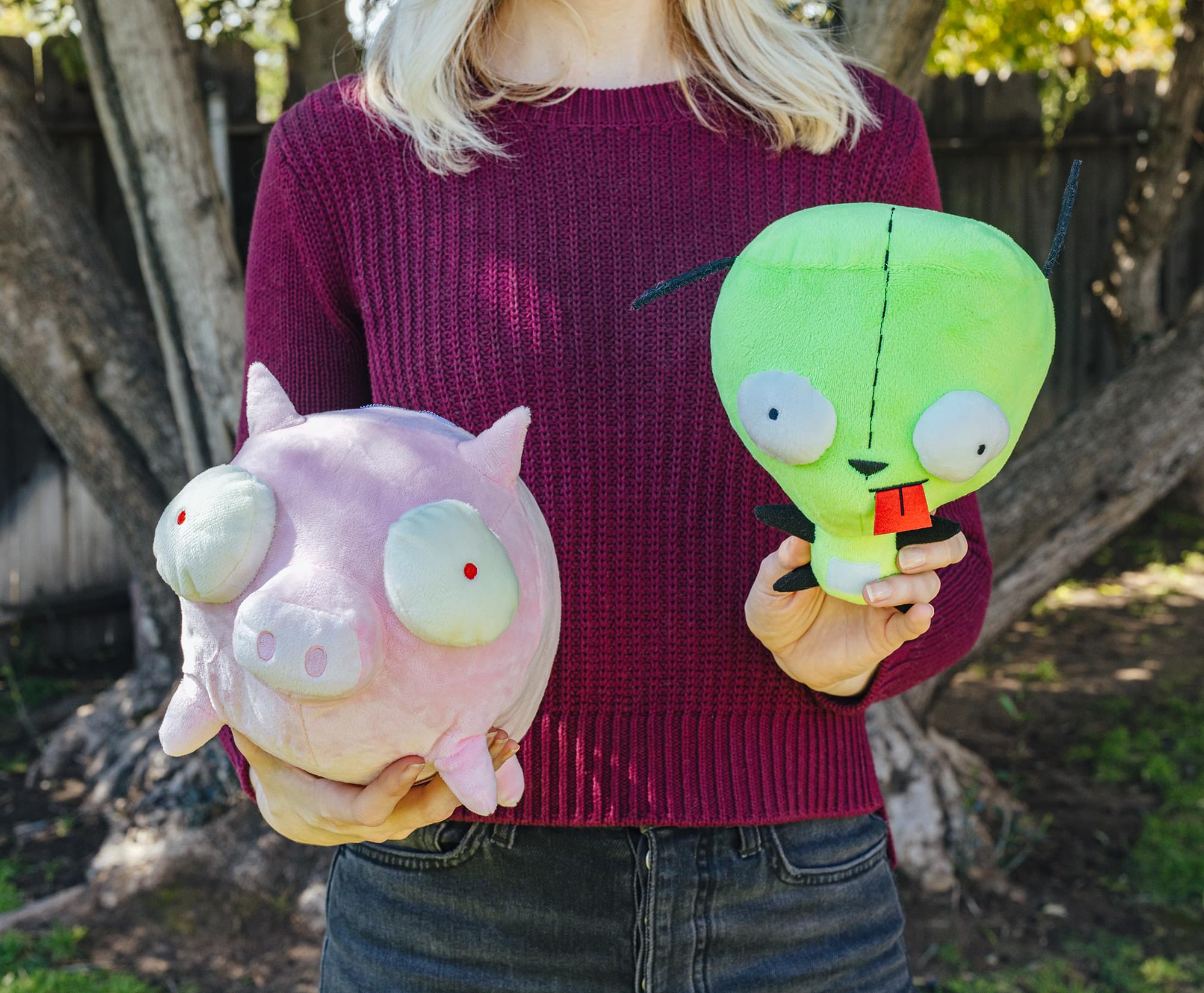 Invader Zim GIR Riding Pig 10-Inch Plush